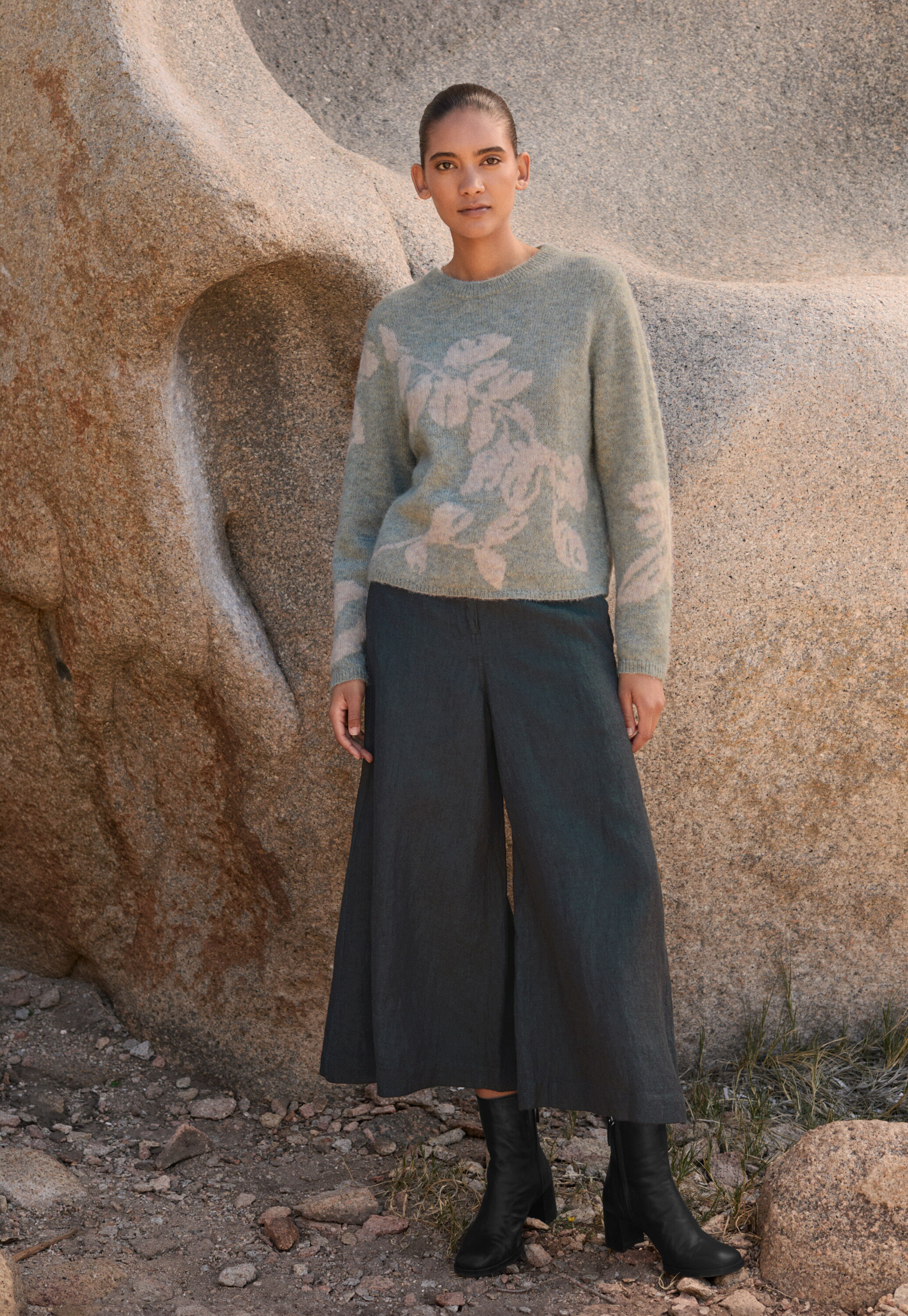 Edle Culotte, Dunkles Petrol, large