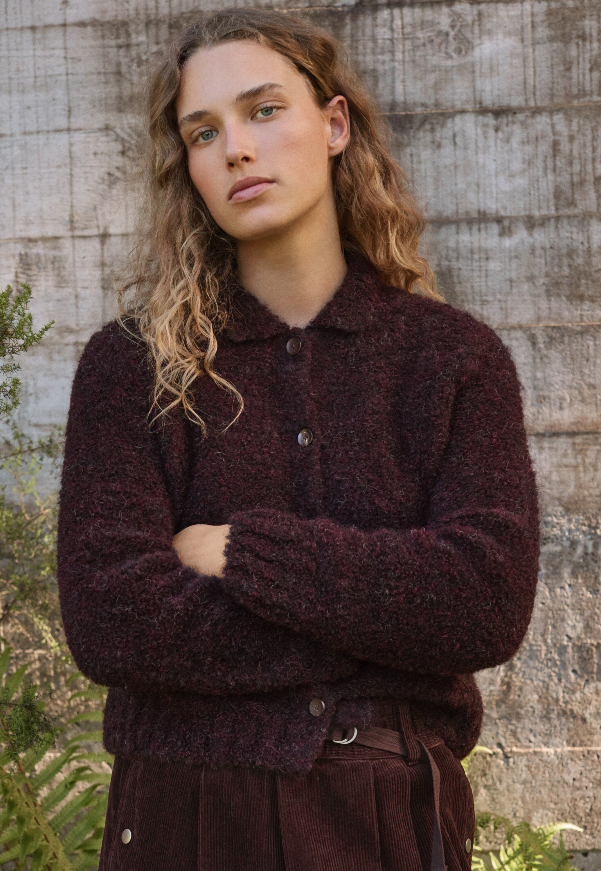 Cardigan mit Kragen