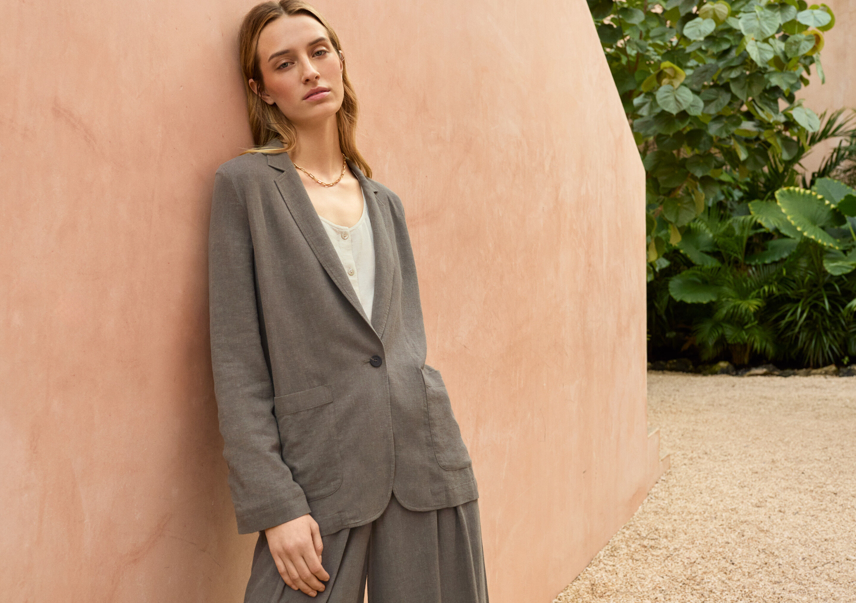 Blazer mit aufgesetzten Taschen