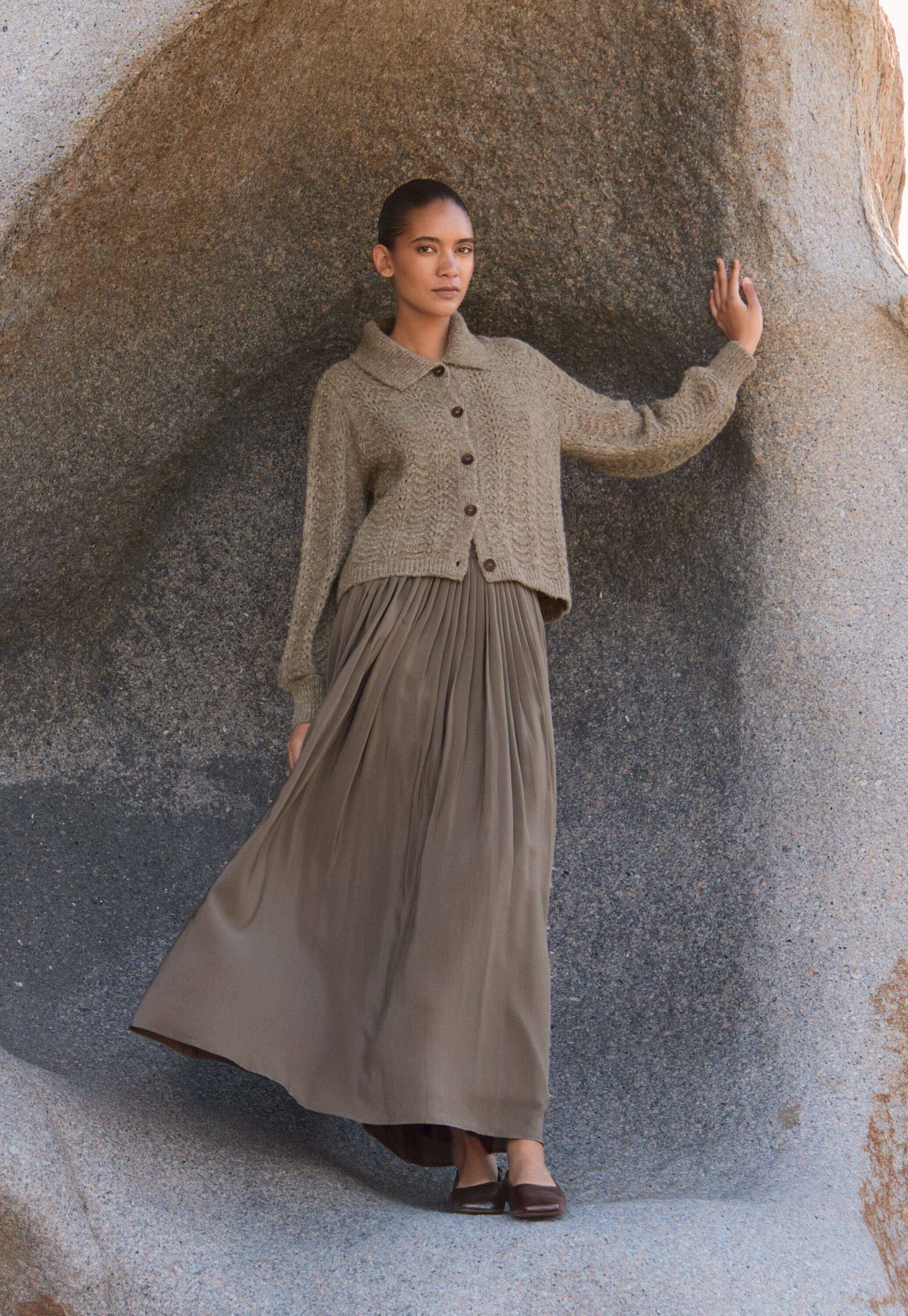 Pointelle-Cardigan