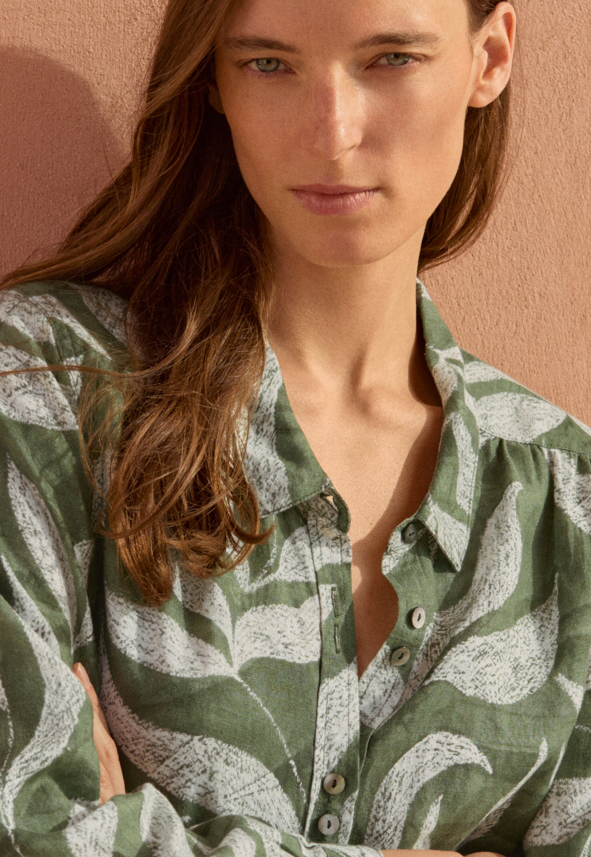 Bedruckte Bluse