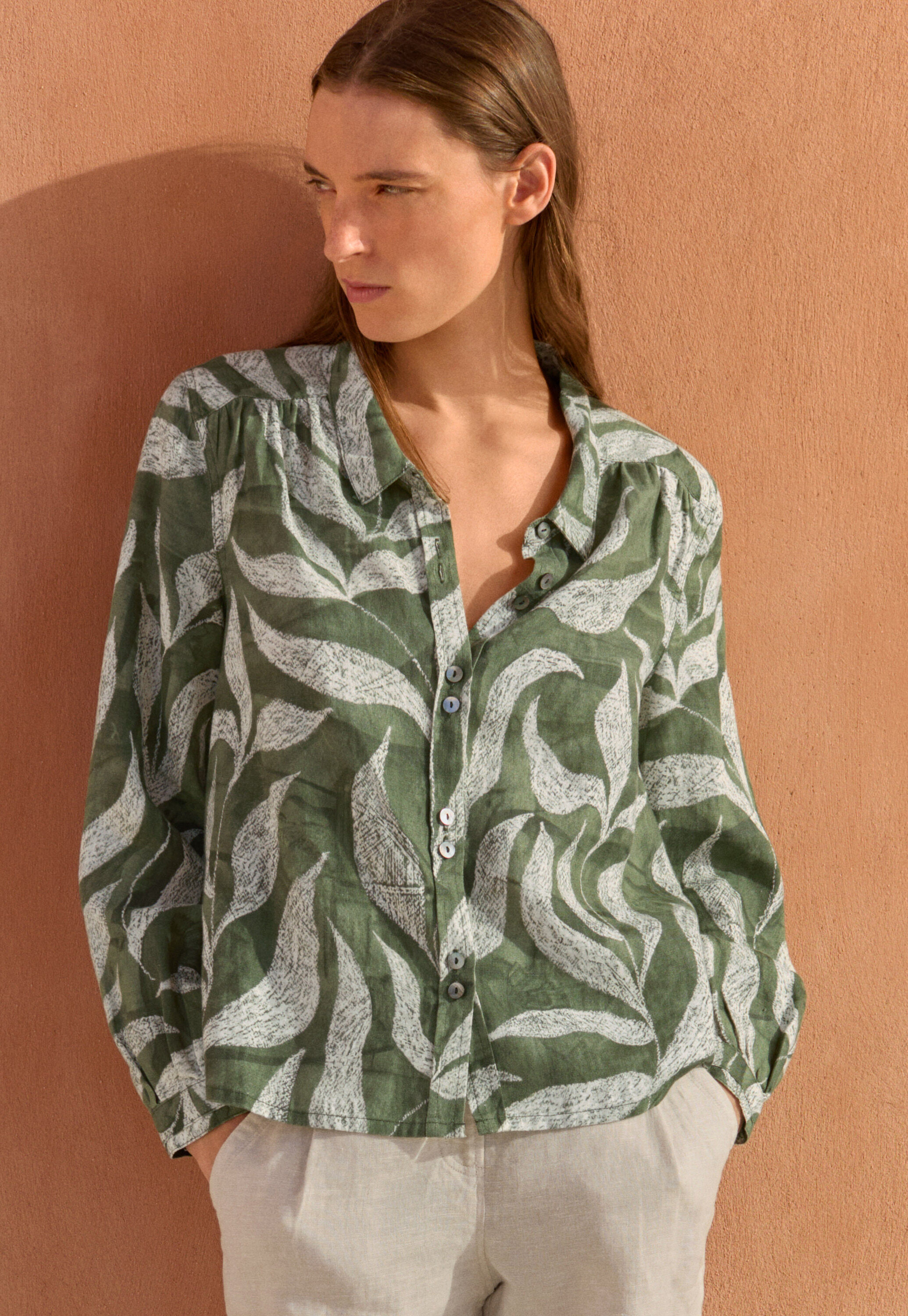 Bedruckte Bluse