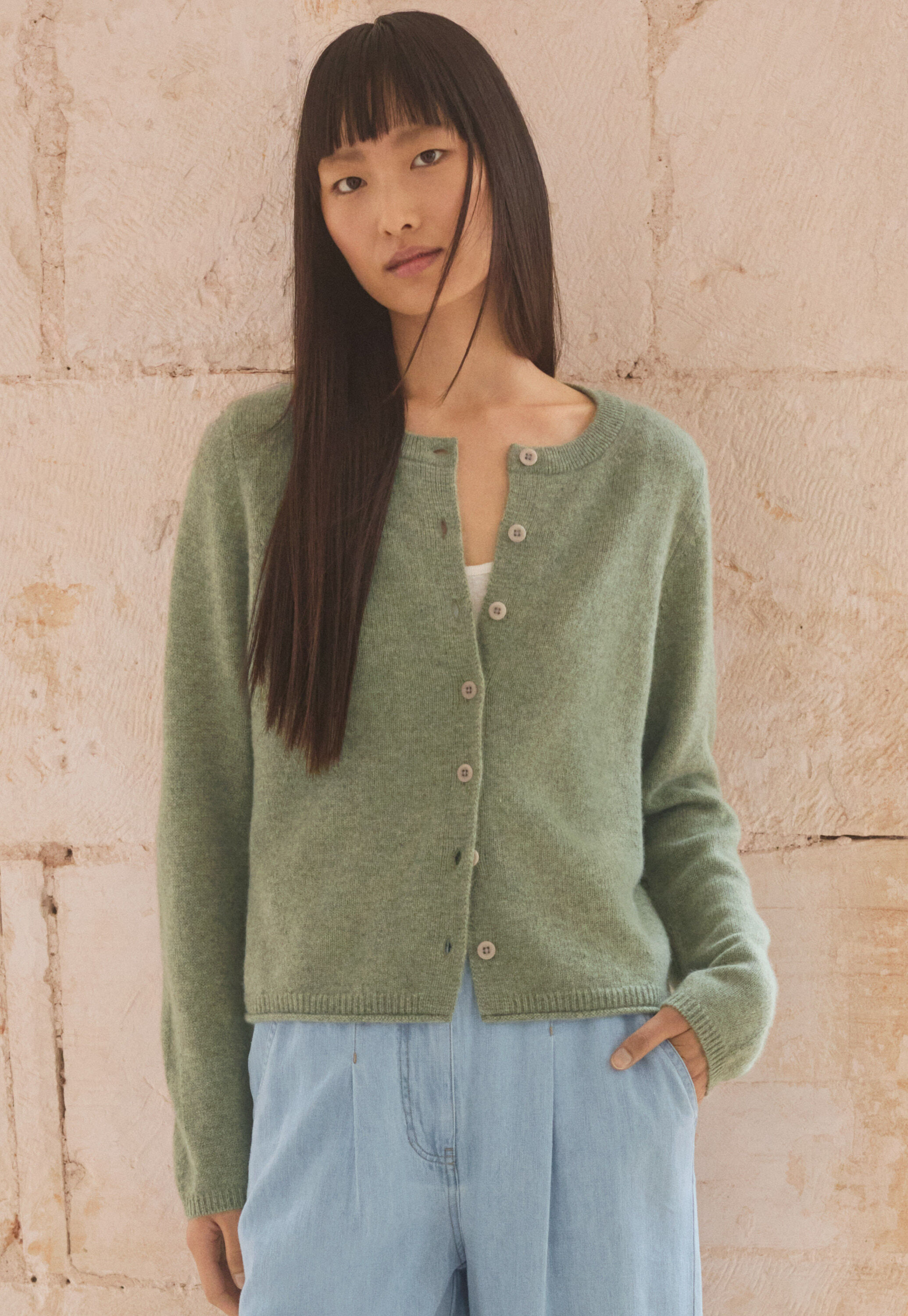Durchgekn&ouml;pfter Pullover