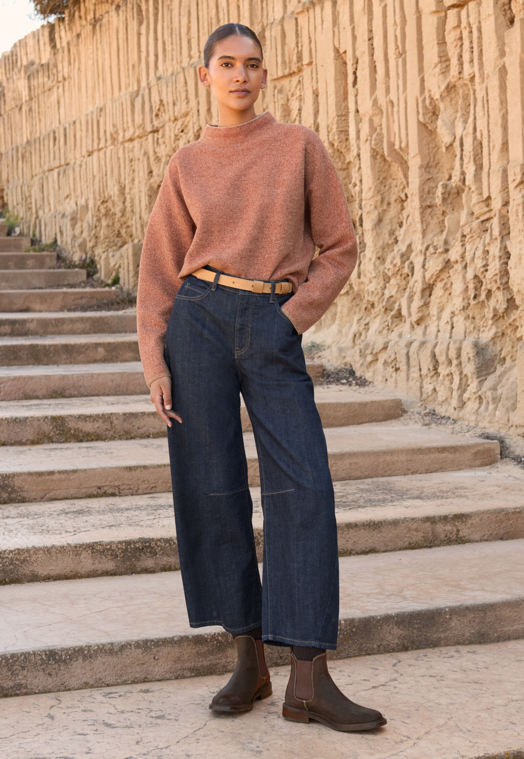 Bundfaltenhose