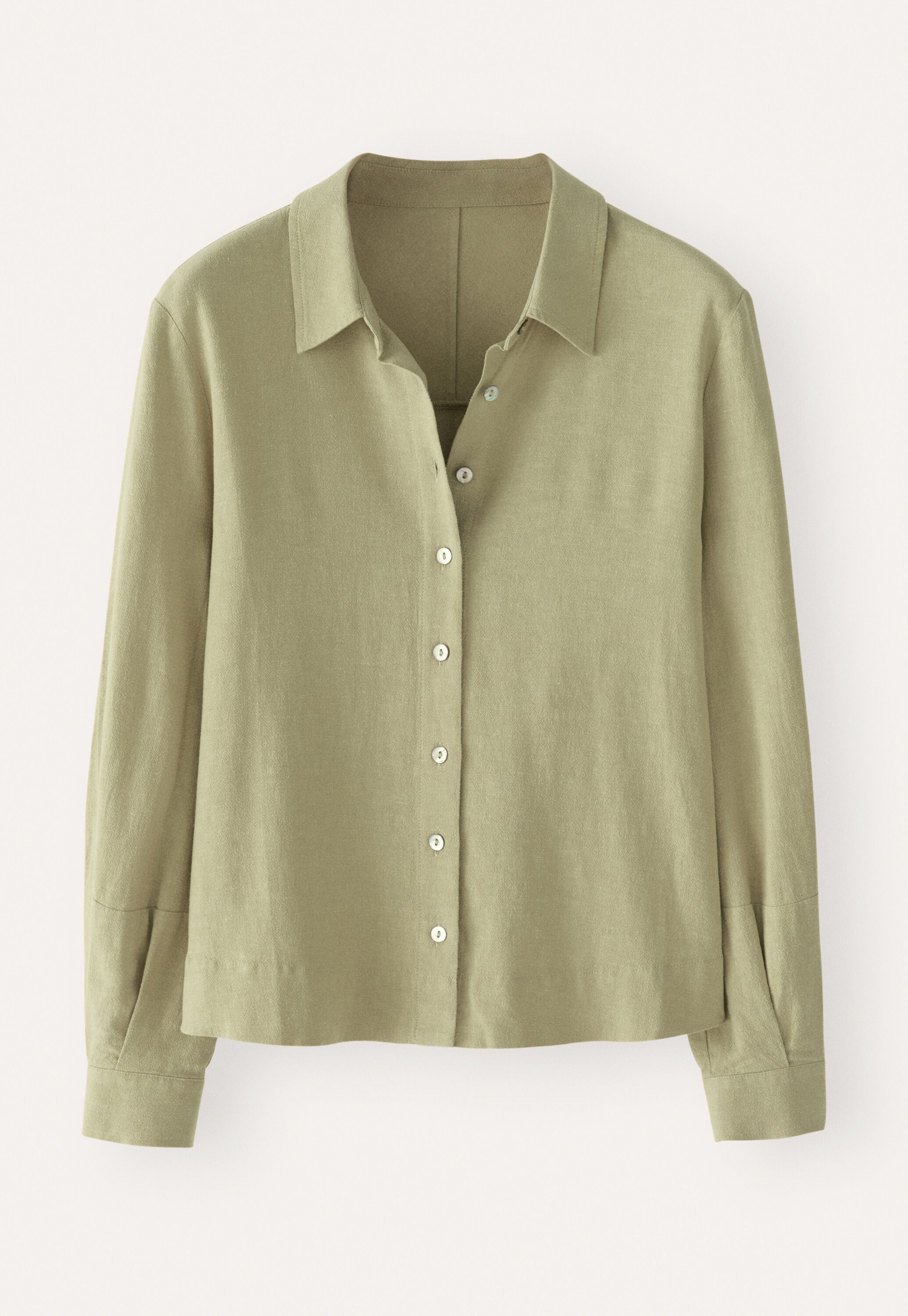 Bluse mit geschwungenen &Auml;rmeln