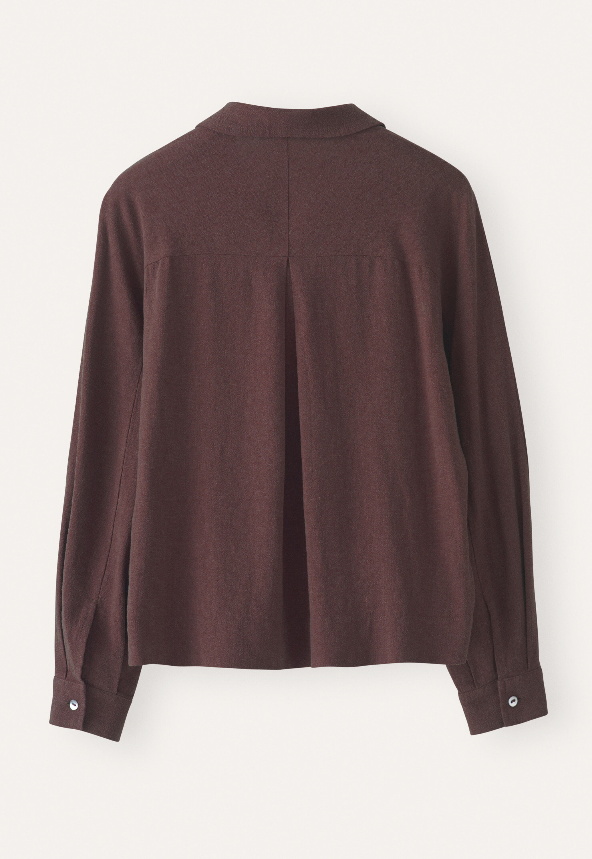 Bluse mit geschwungenen &Auml;rmeln