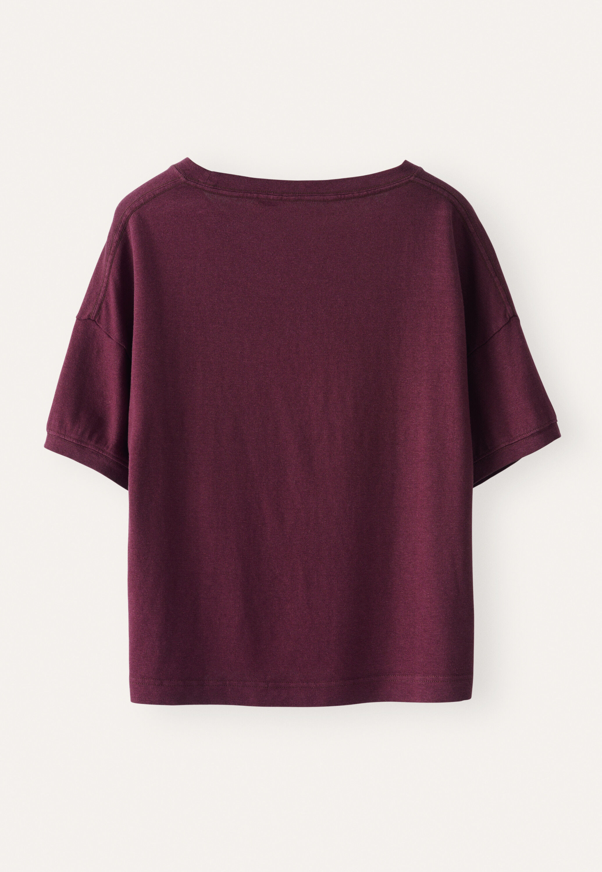 T-Shirt, Weinrot, large
