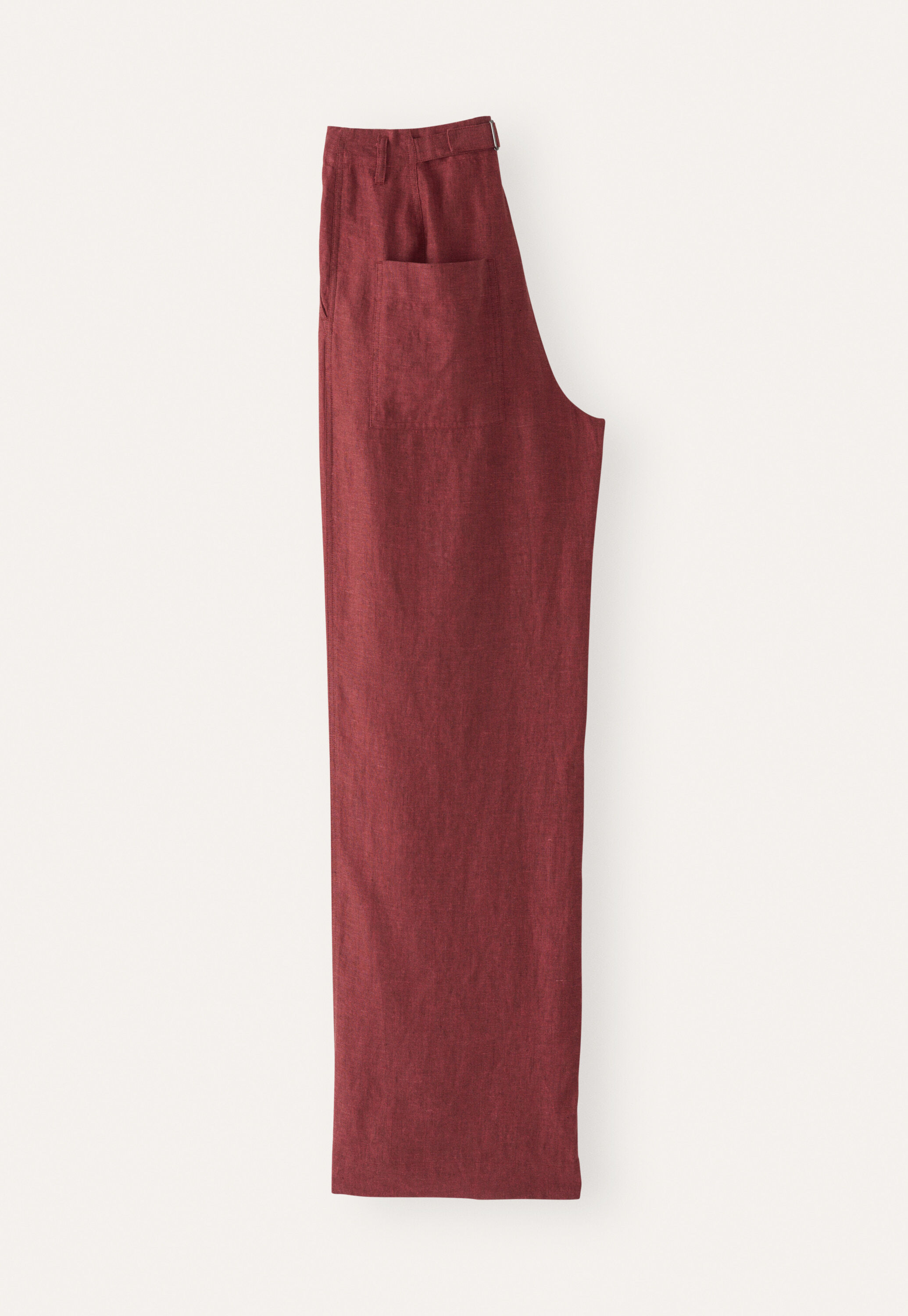 Entspannte Hose mit geradem Bein
