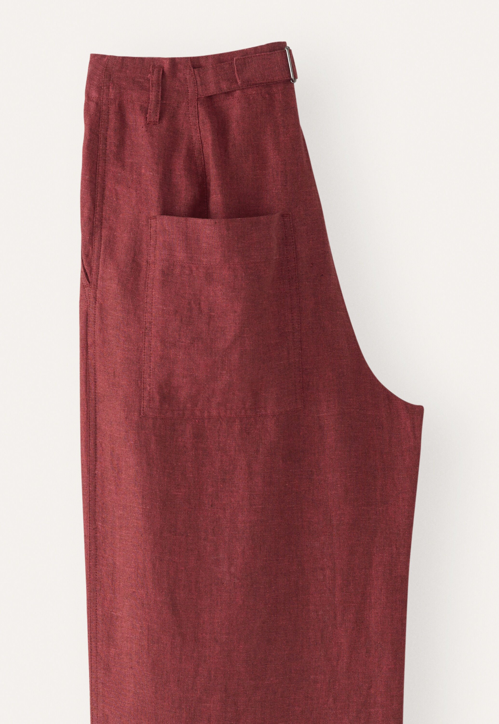 Entspannte Hose mit geradem Bein