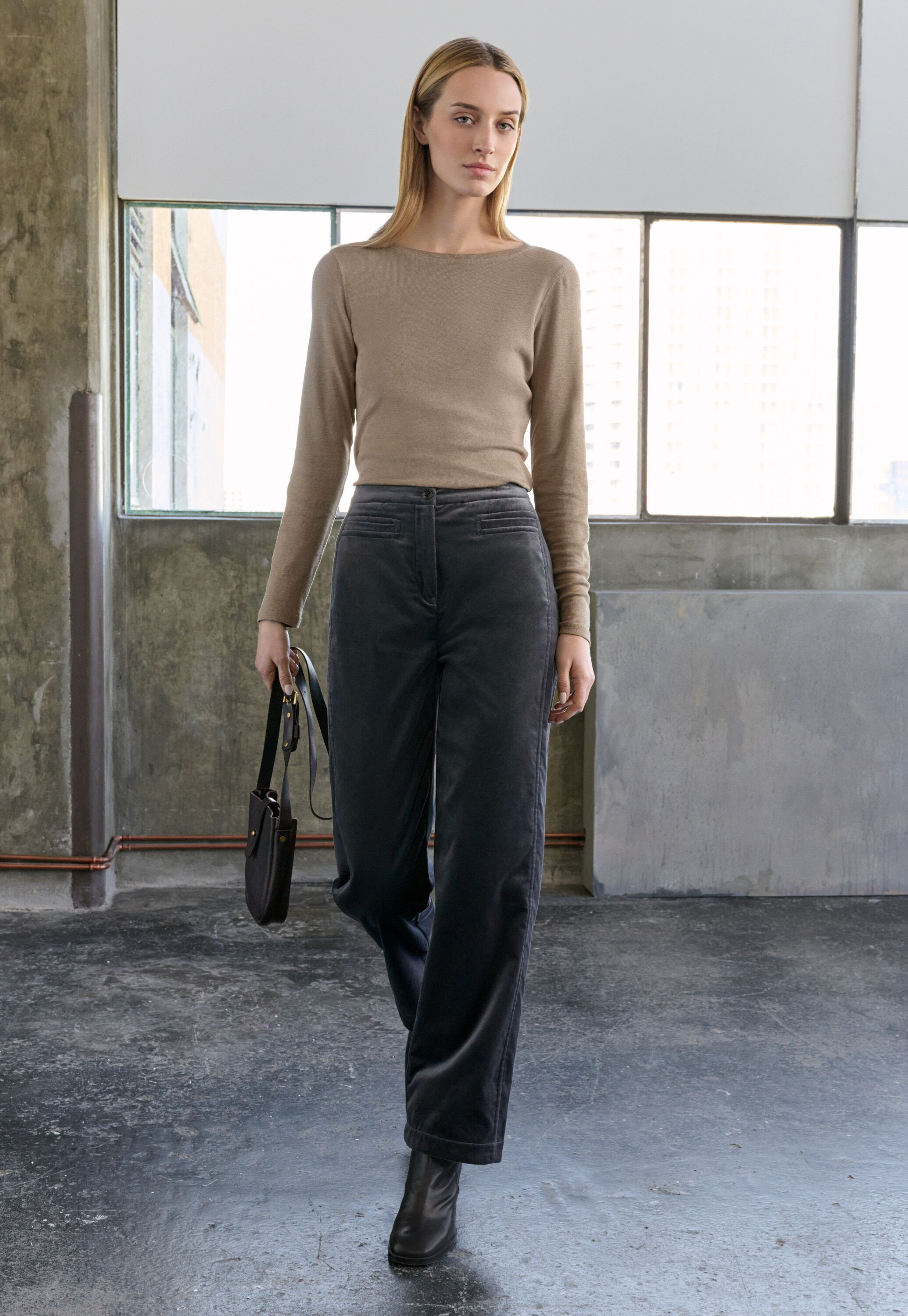 Bundfaltenhose