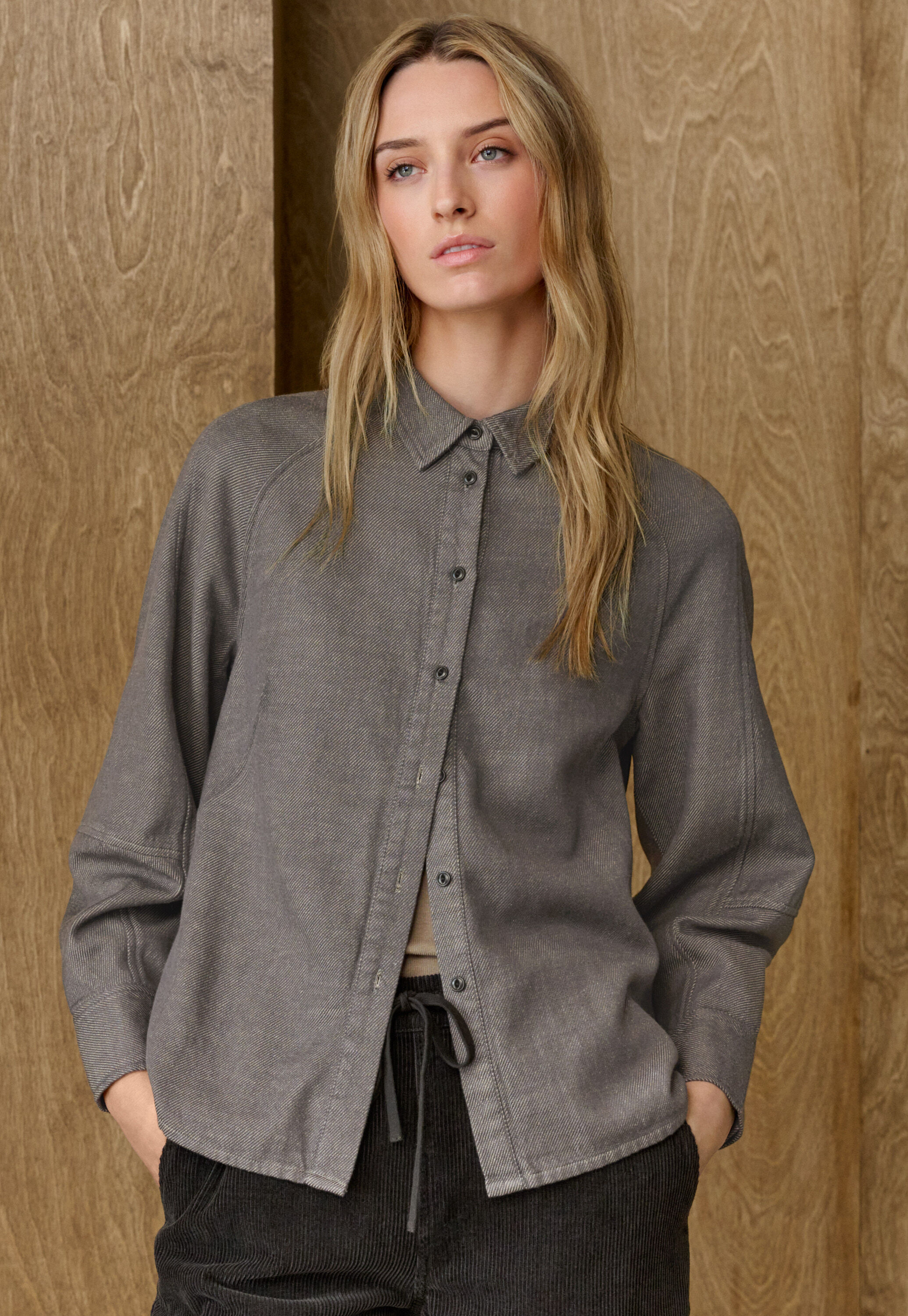 Bluse mit Raglan&auml;rmeln