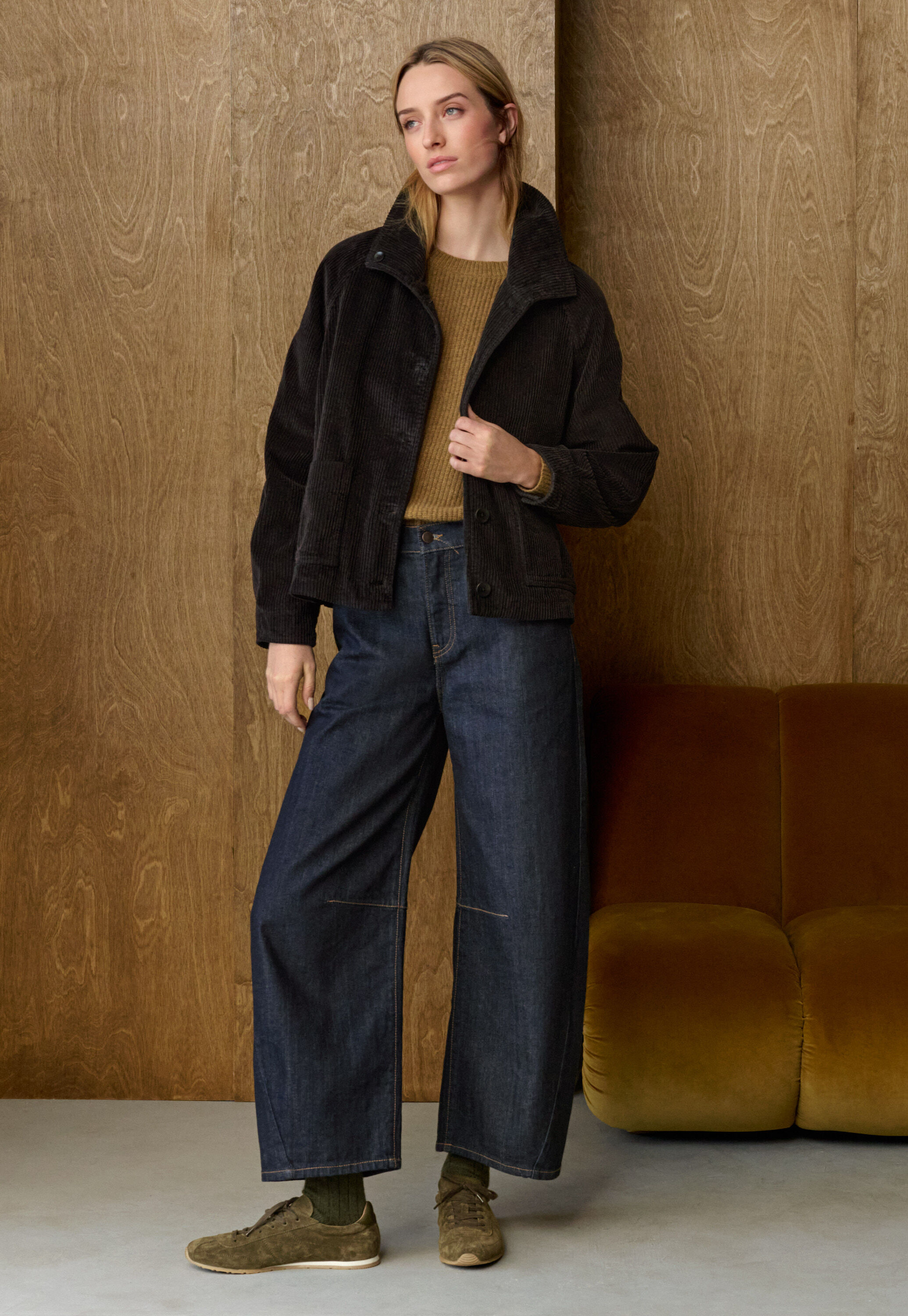 Cordjacke, Kohlschwarz, large