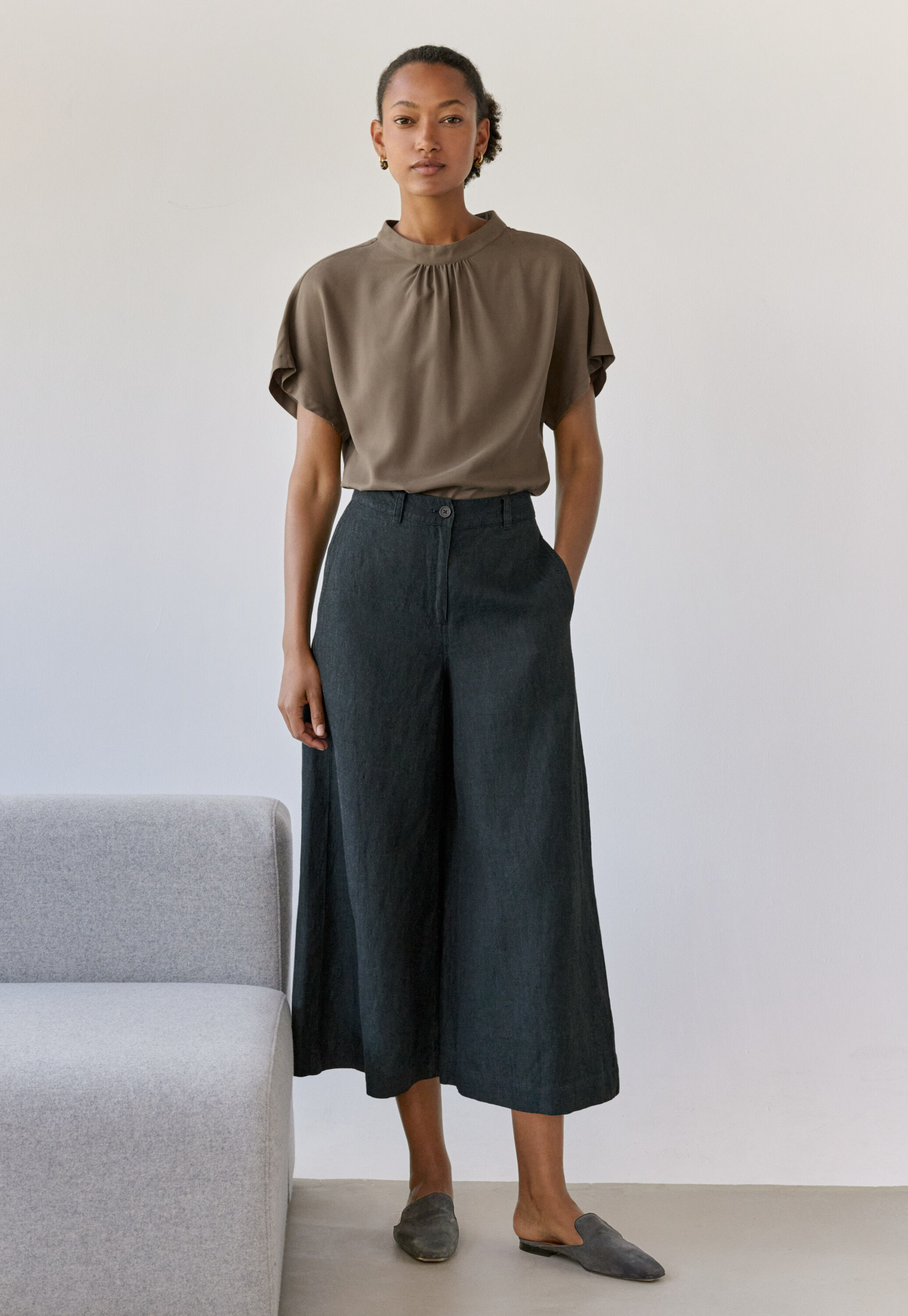 Edle Culotte, Dunkles Petrol, large
