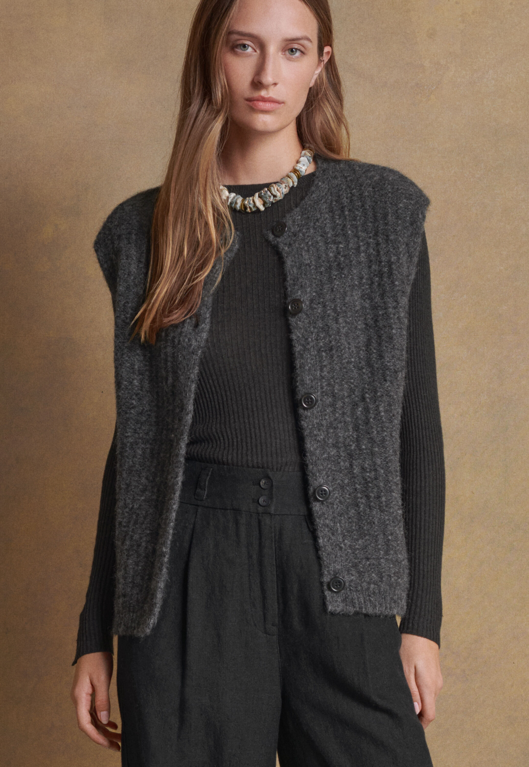 &Auml;rmelloser Cardigan