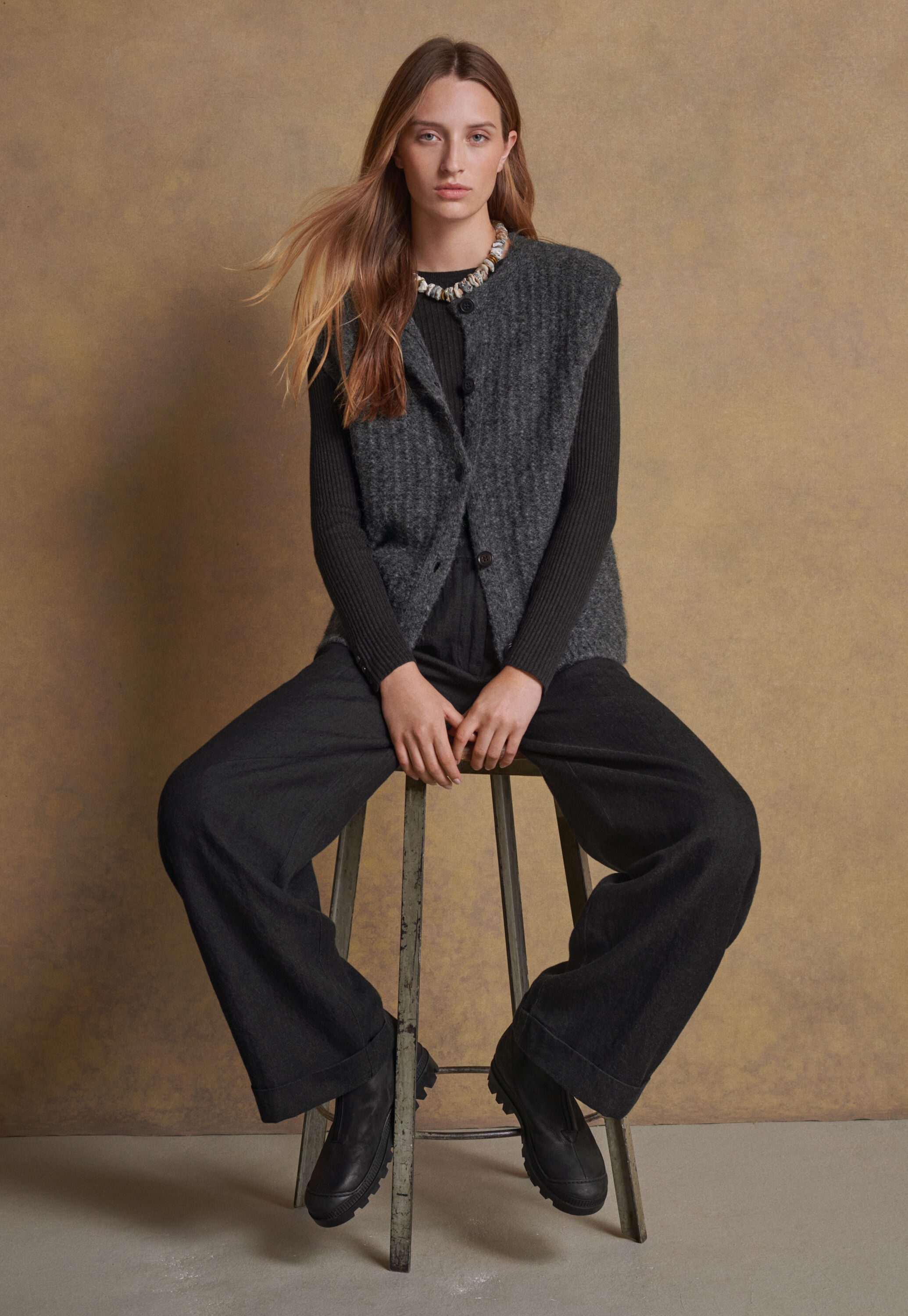 &Auml;rmelloser Cardigan