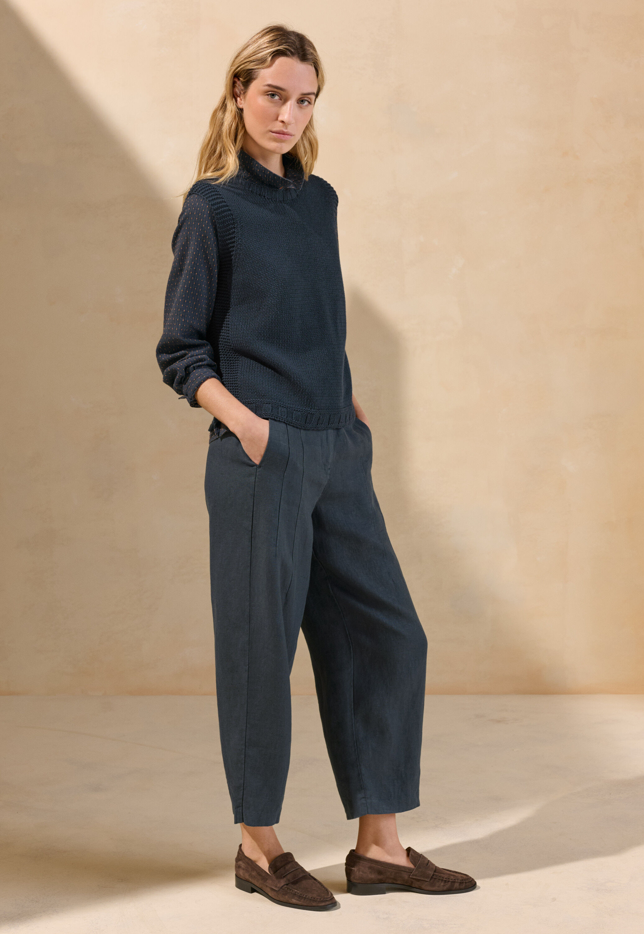 &Auml;rmelloser Pullover