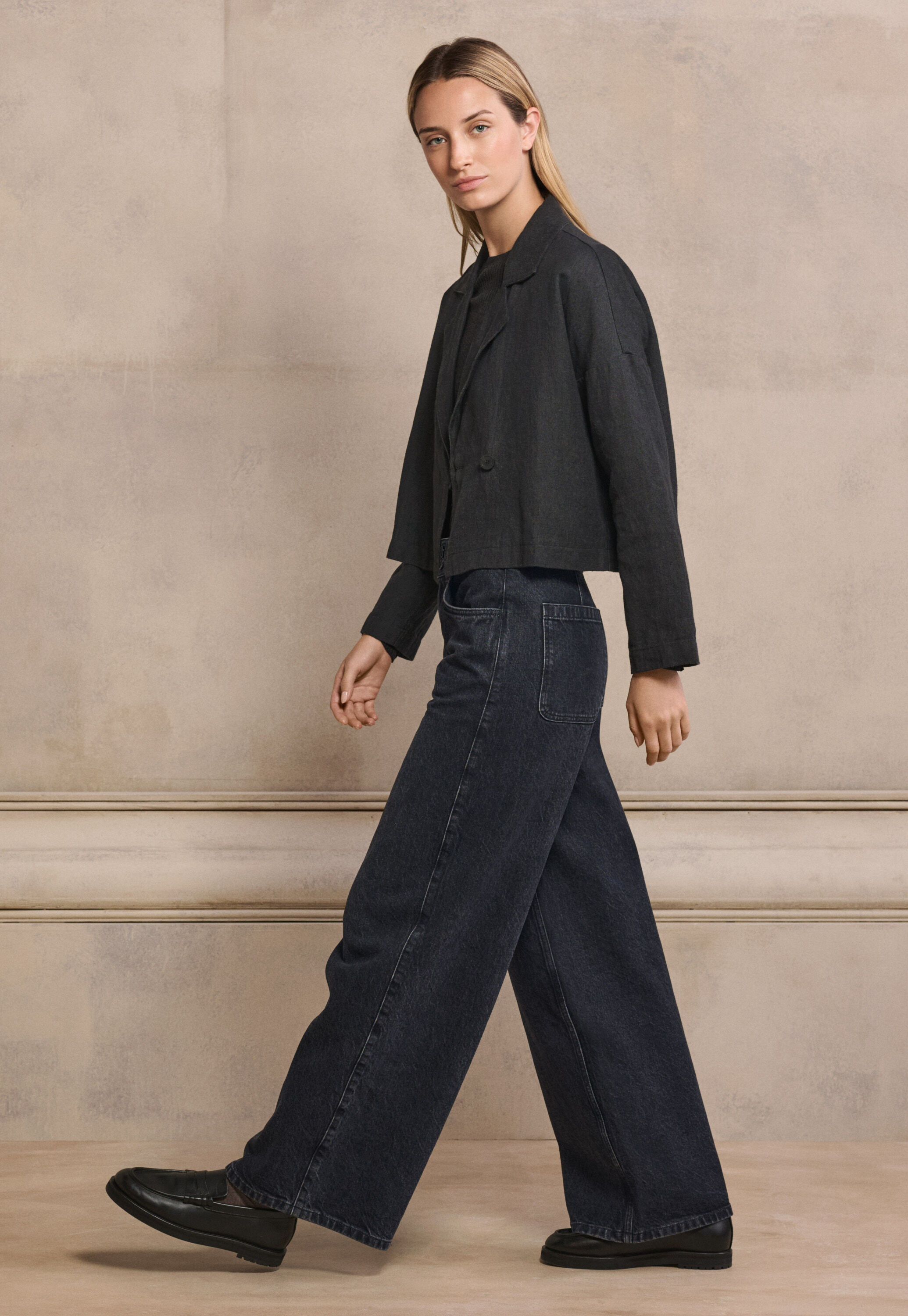 Jeans mit weitem Bein