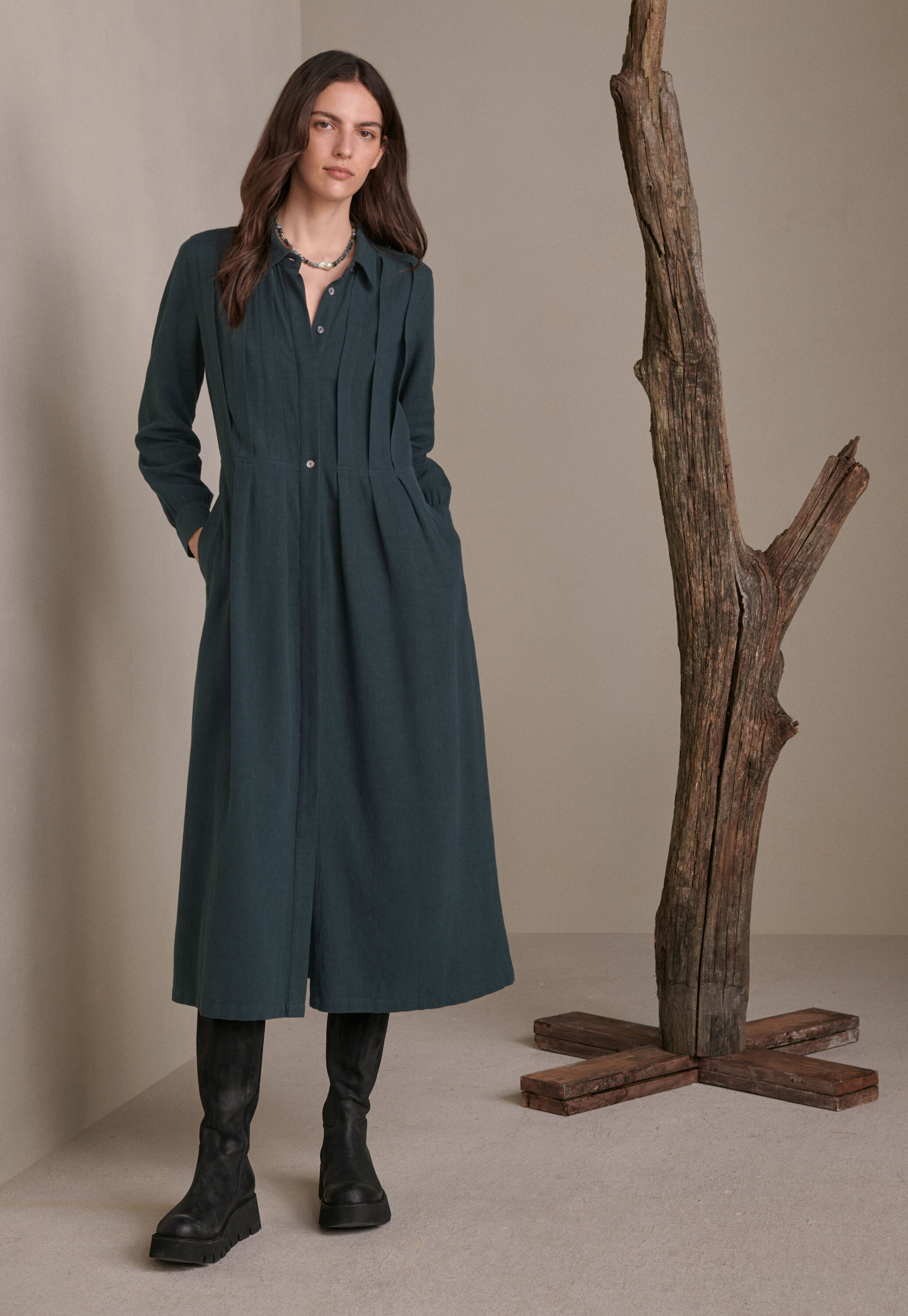 Bluse mit geschwungenen &Auml;rmeln
