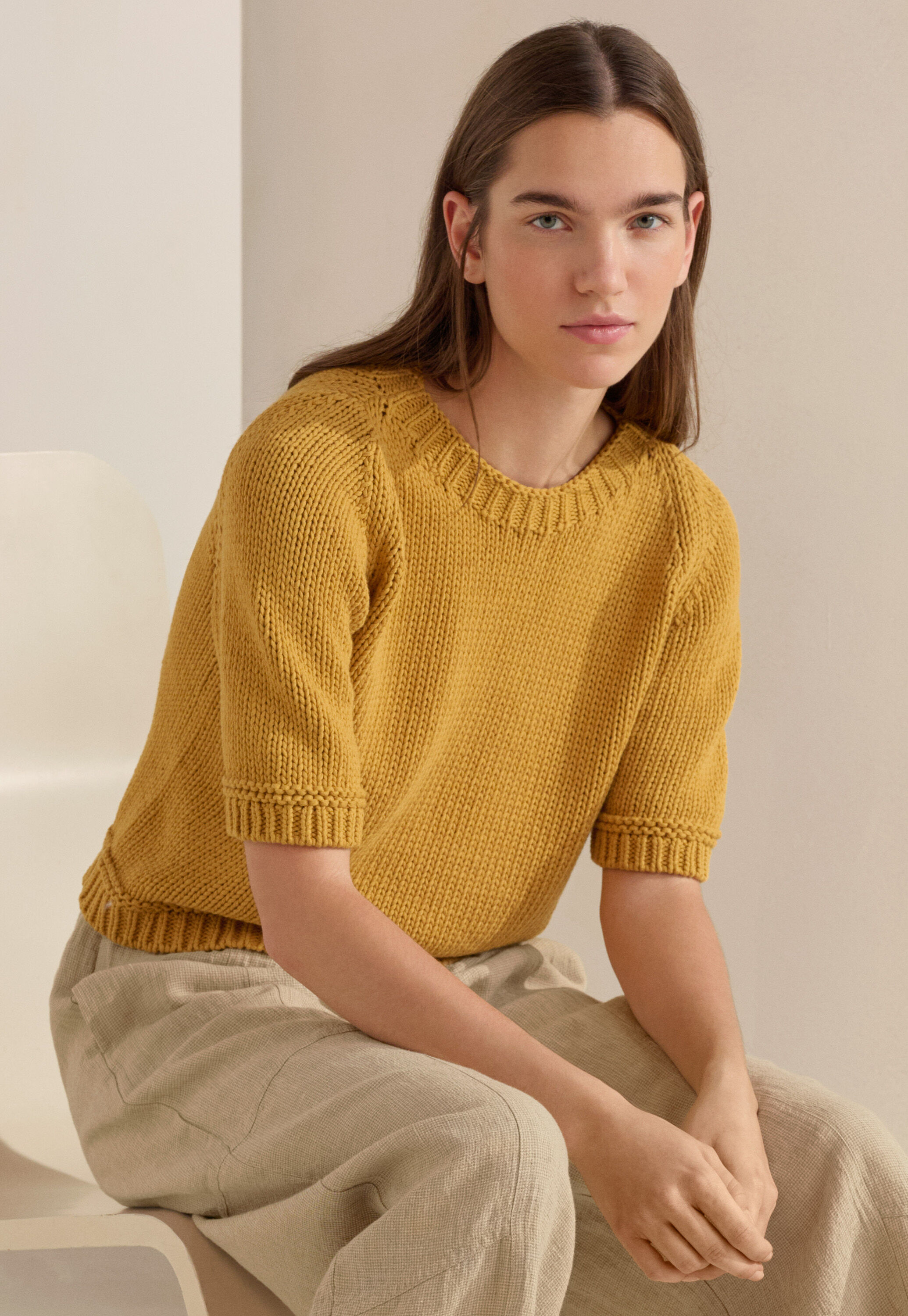 Handgestrickter Cardigan
