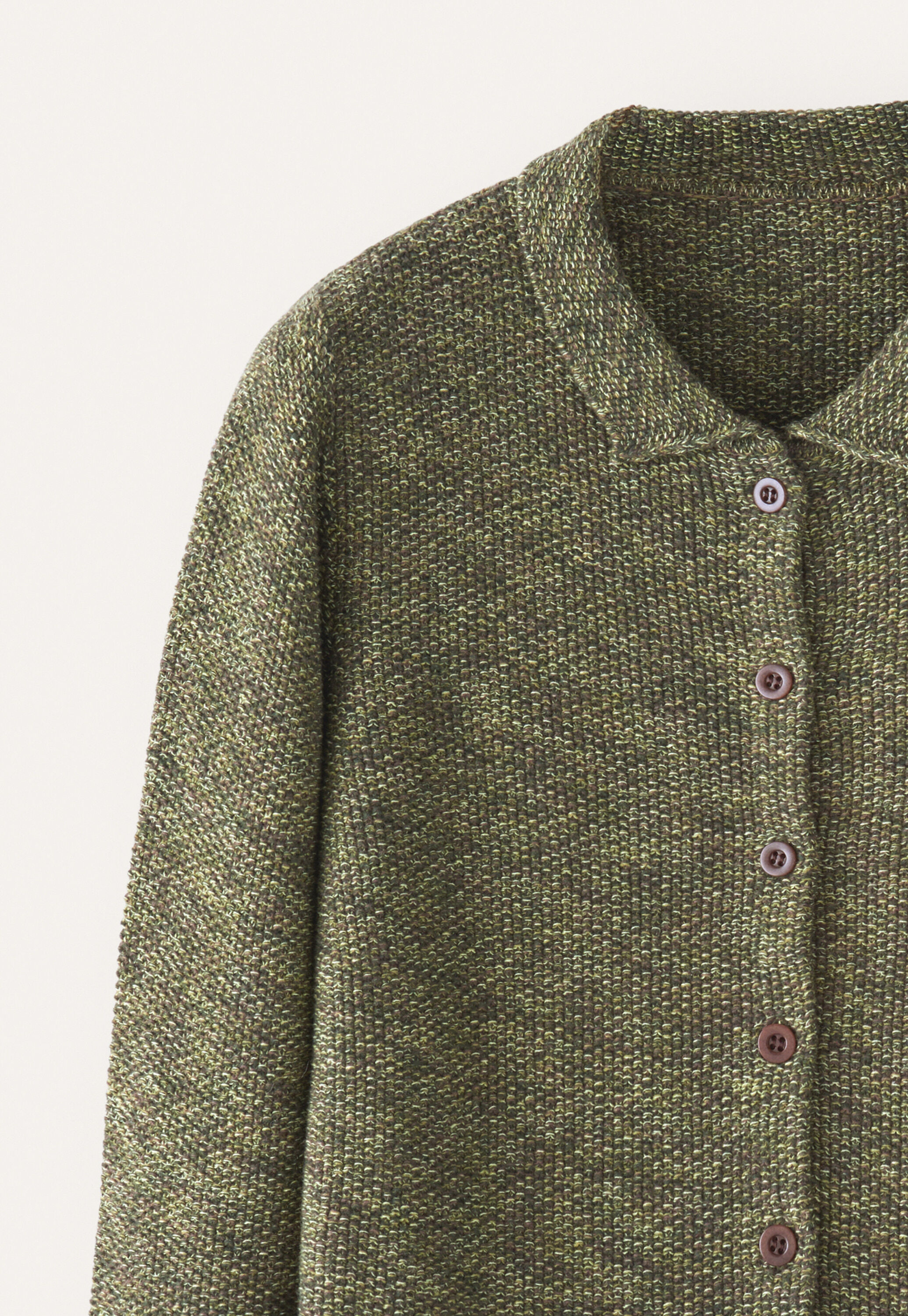 Cardigan im Perlmuster