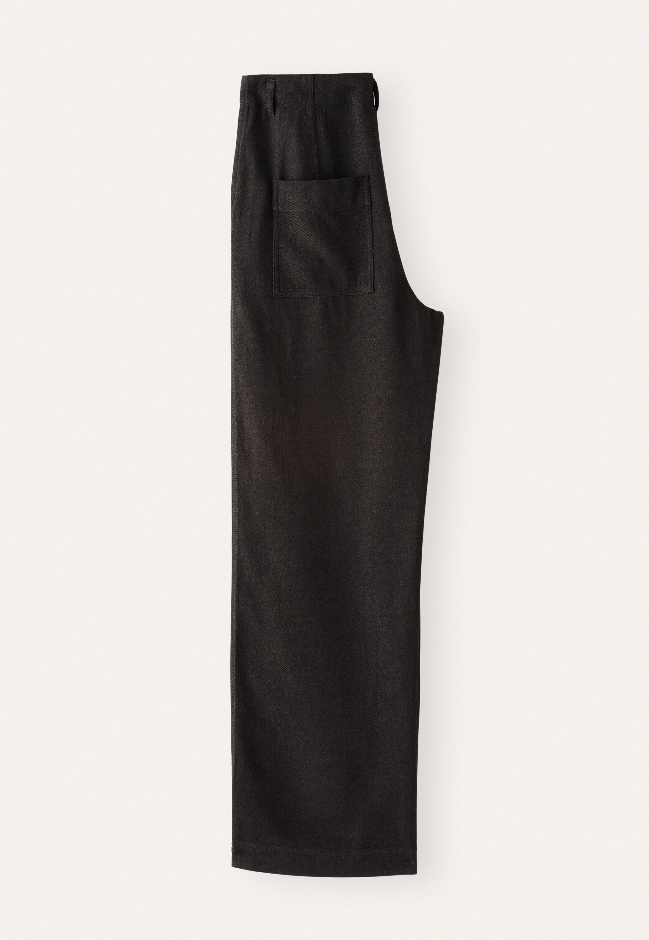 Hose mit geradem Bein, Schwarzbraun, large