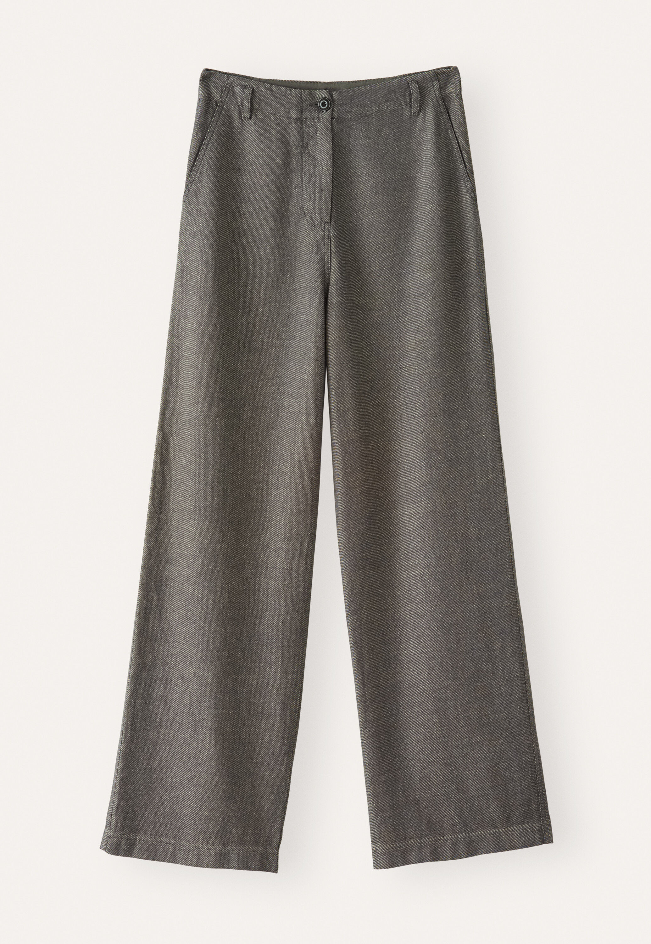 Hose mit geradem Bein, Zartes Kohlschwarz, large
