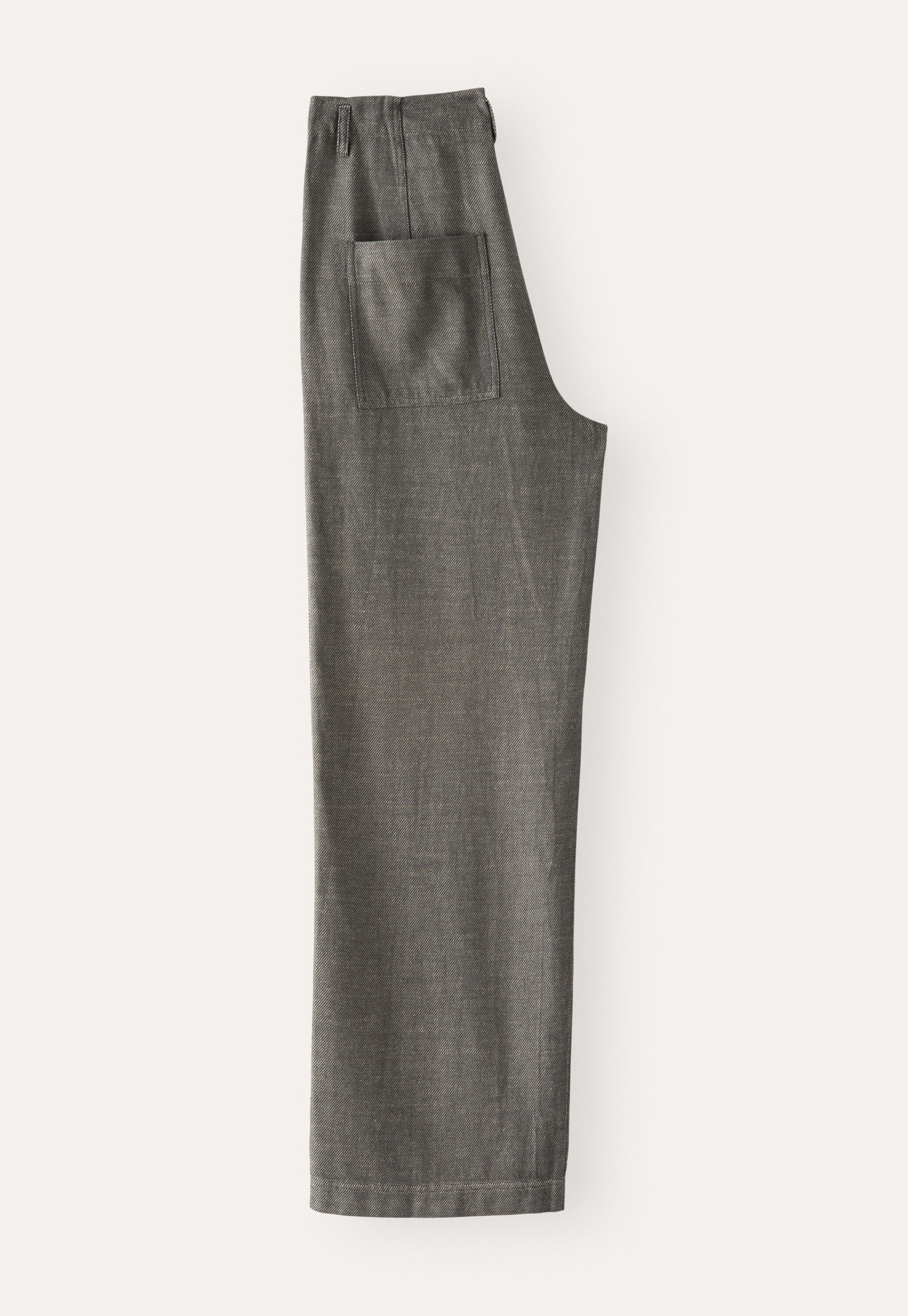 Hose mit geradem Bein, Zartes Kohlschwarz, large