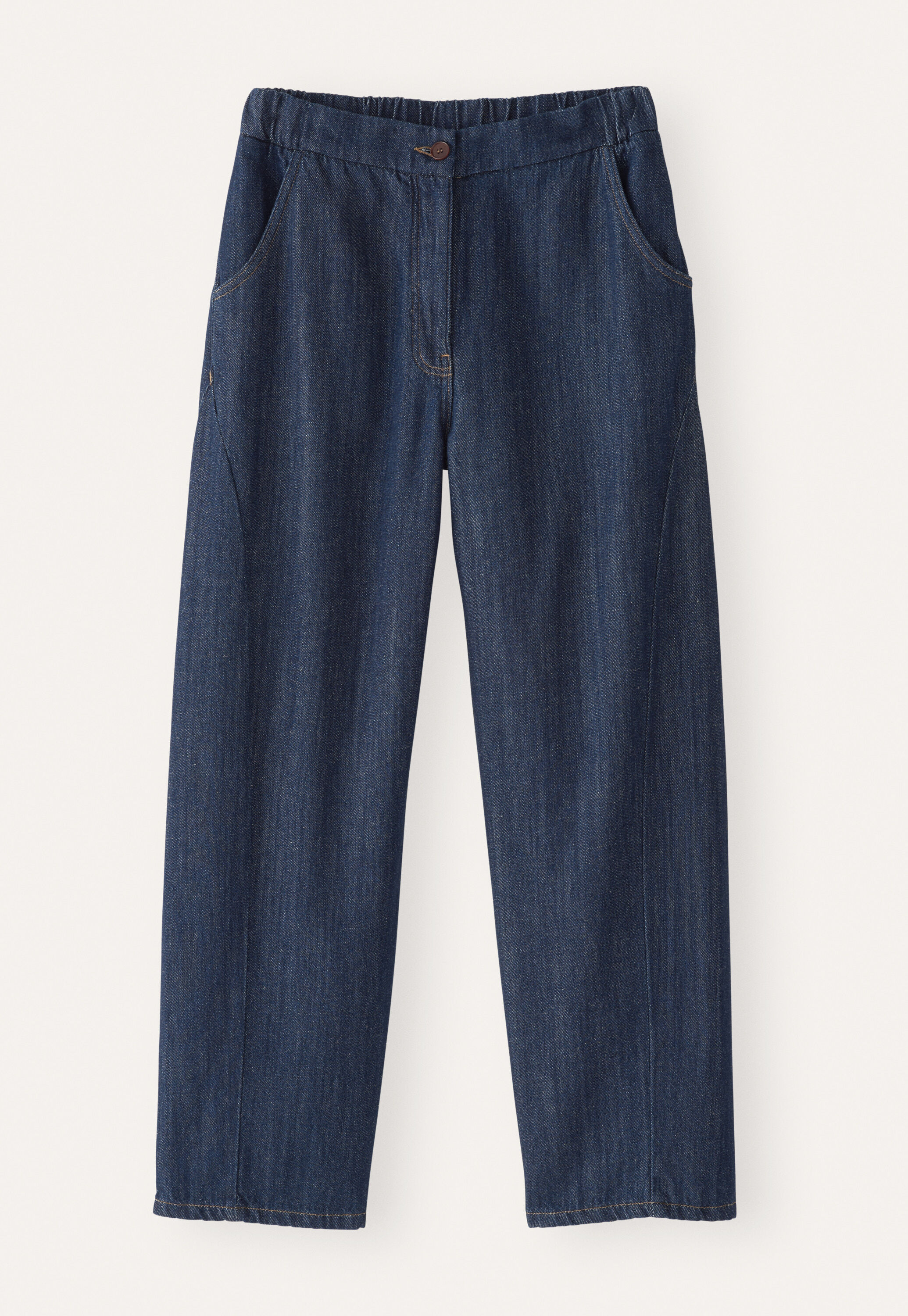 Indigo-gef&auml;rbte Jeans