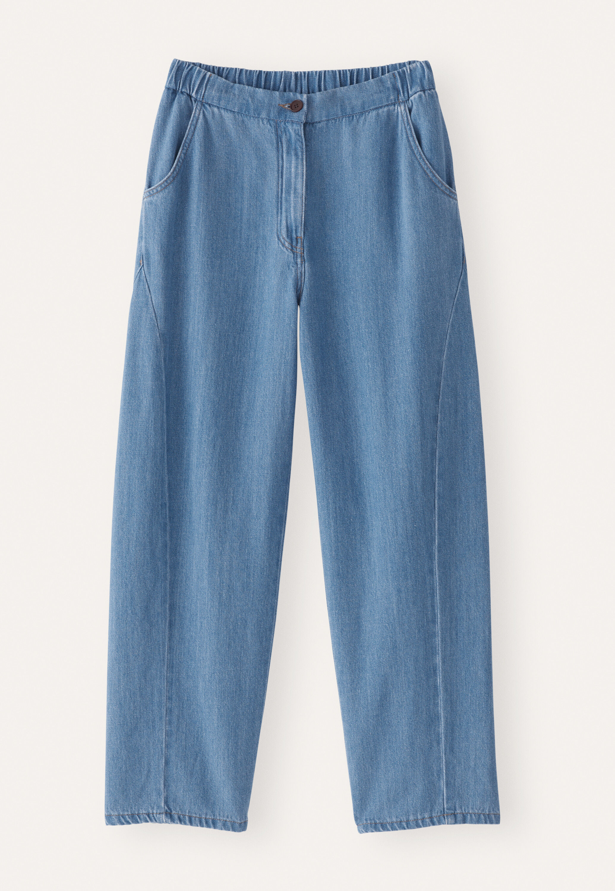 Indigo-gef&auml;rbte Jeans