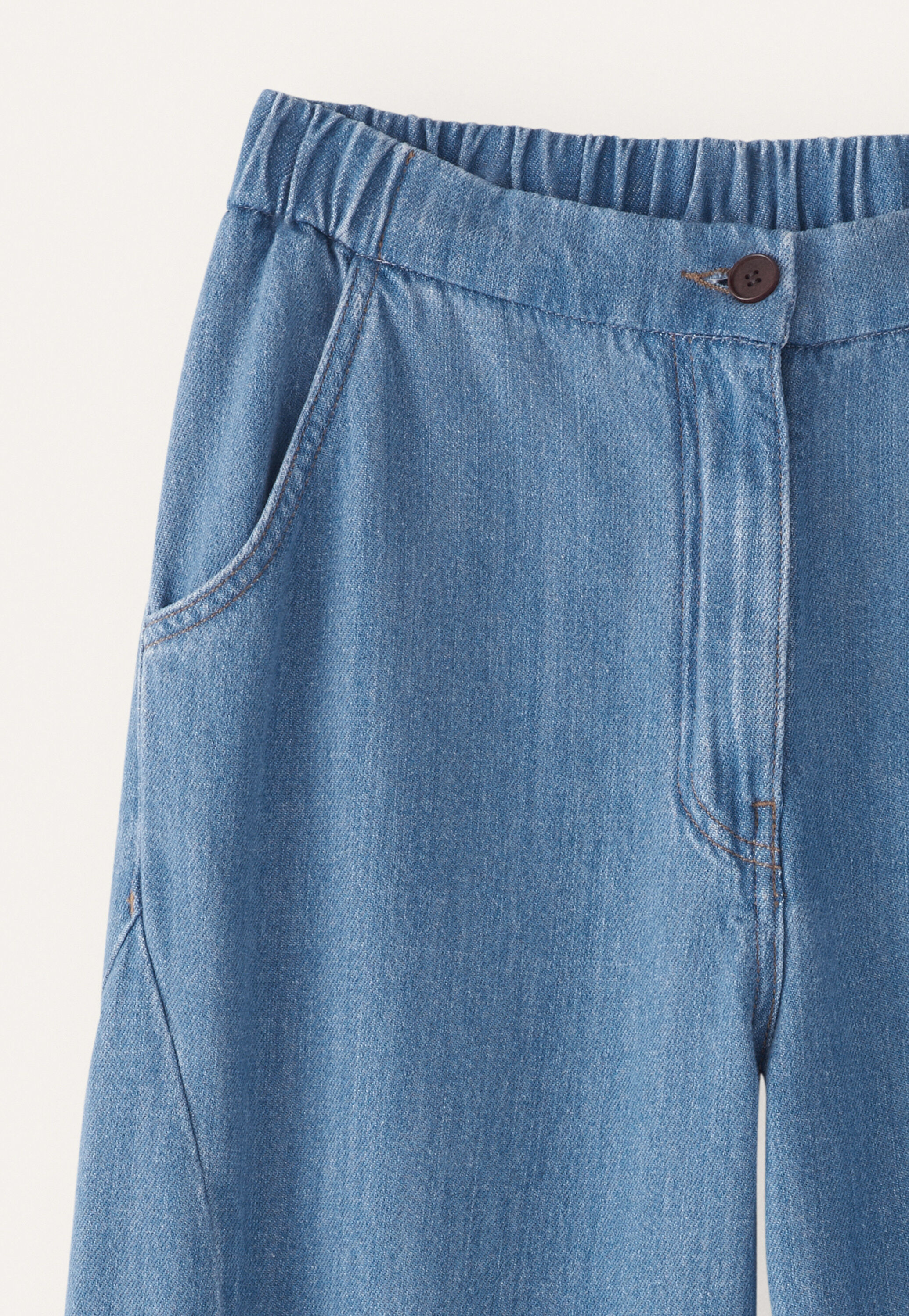 Indigo-gef&auml;rbte Jeans