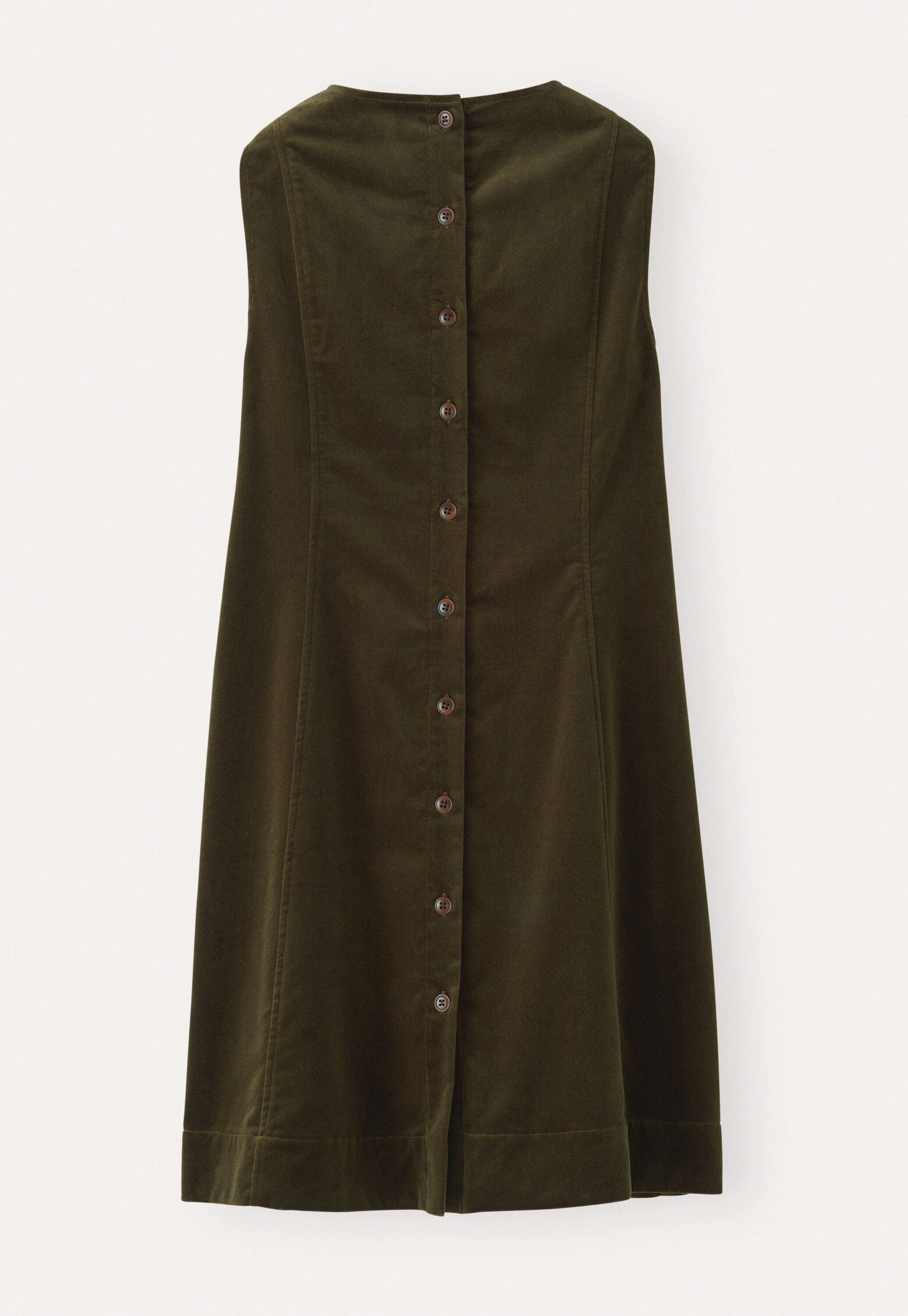 &Auml;rmelloses Samtkleid