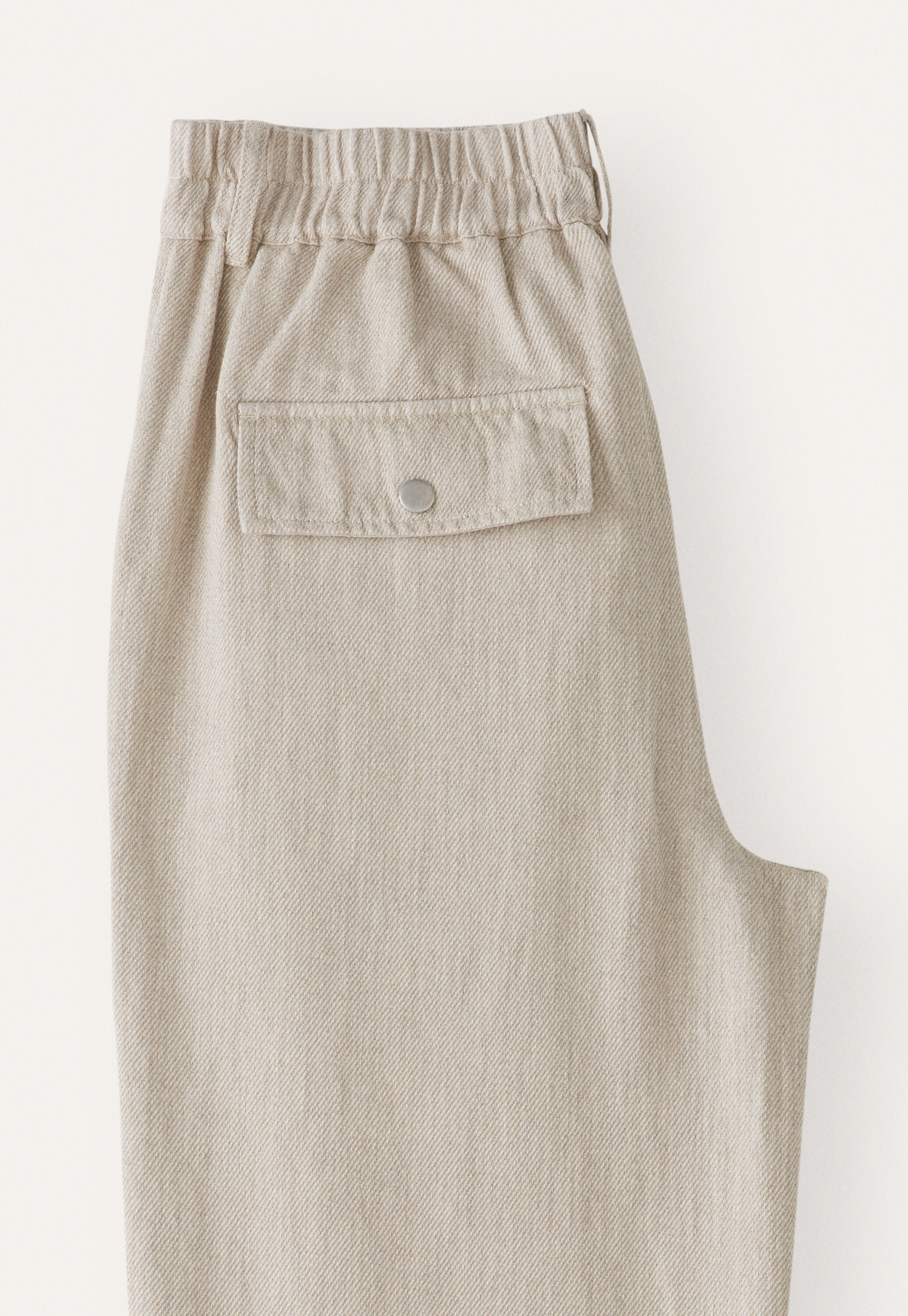 Schmal zulaufende Hose, Rehbraun, large