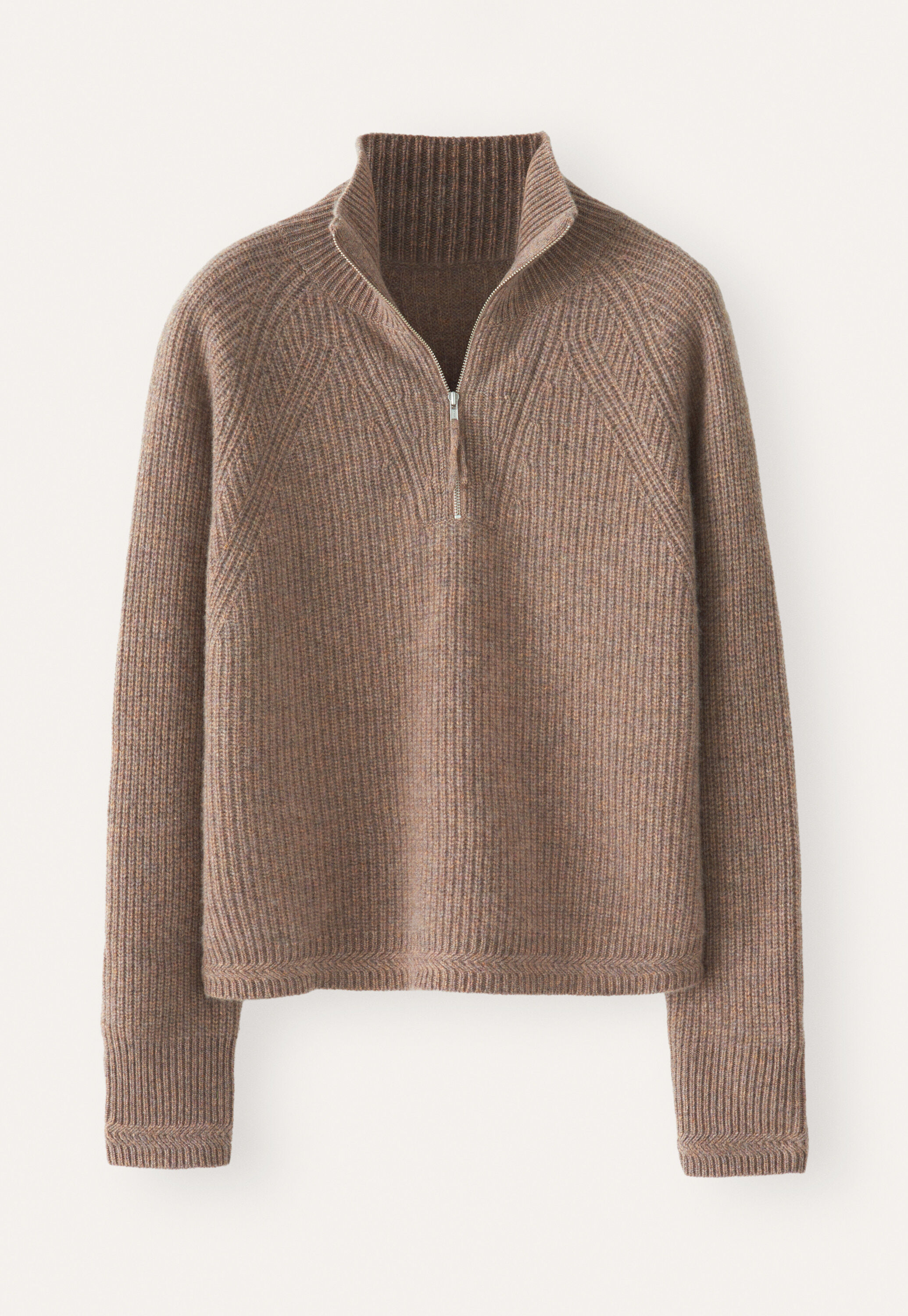 Pullover mit Frontrei&szlig;verschluss