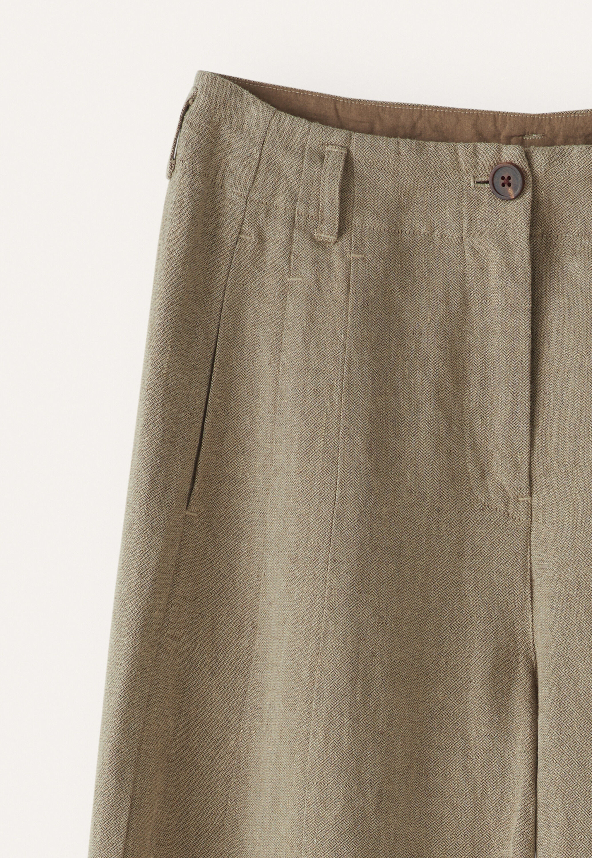 Barrel-Leg-Hose, Taupe, large