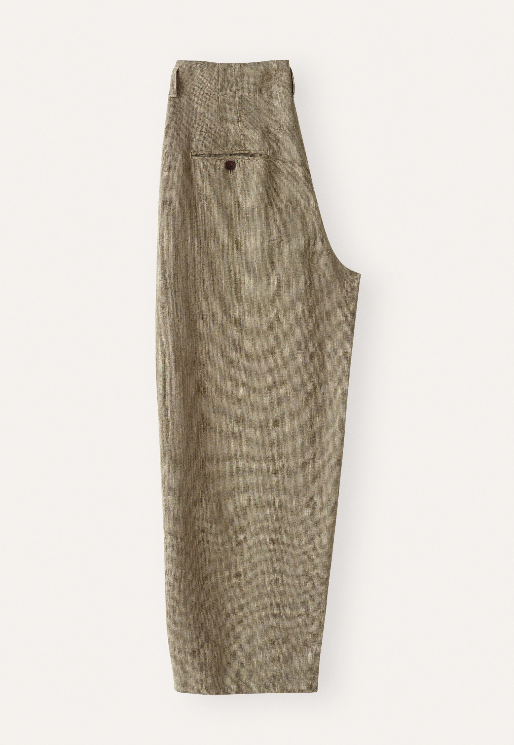Barrel-Leg-Hose, Taupe, large
