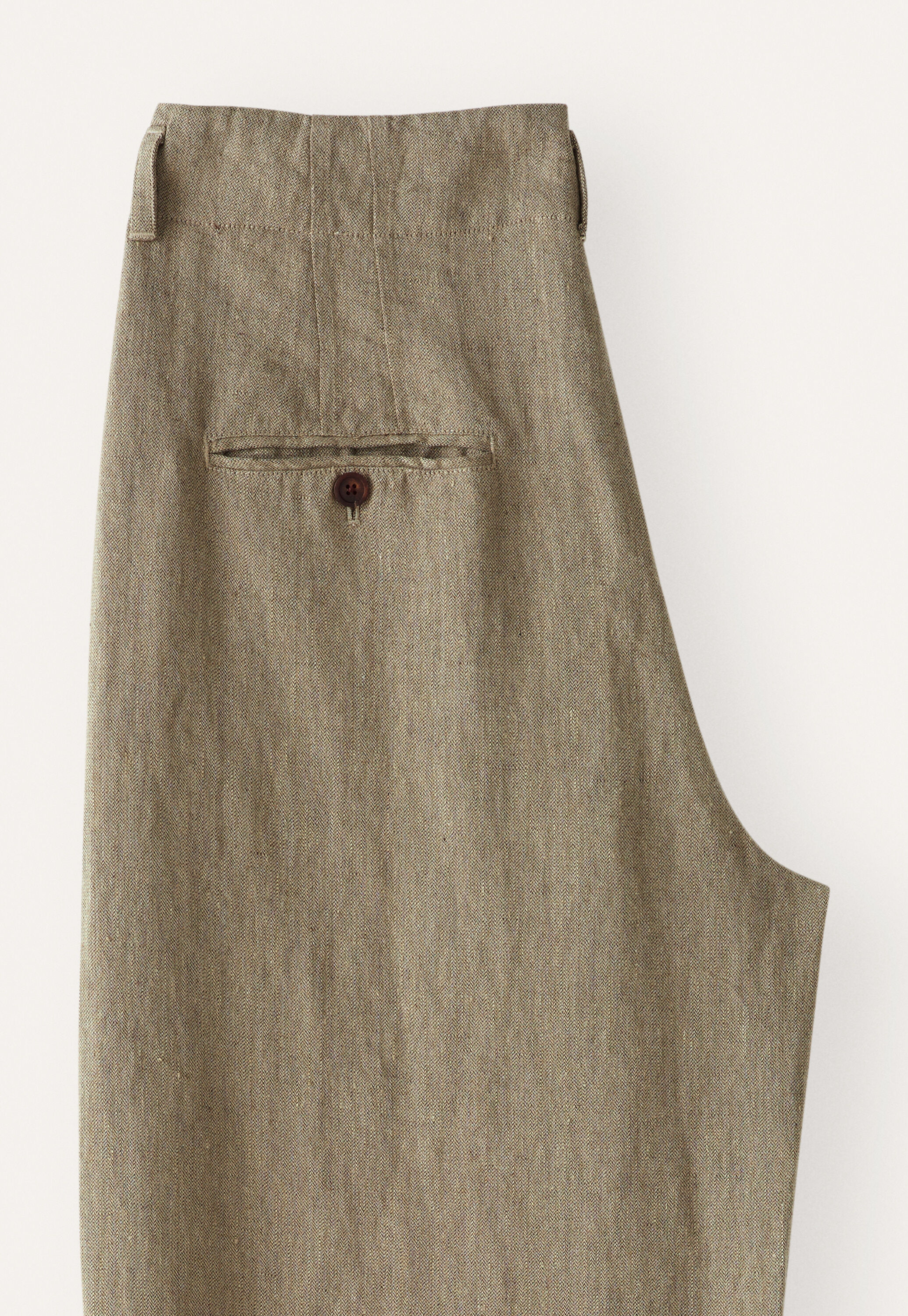 Barrel-Leg-Hose, Taupe, large