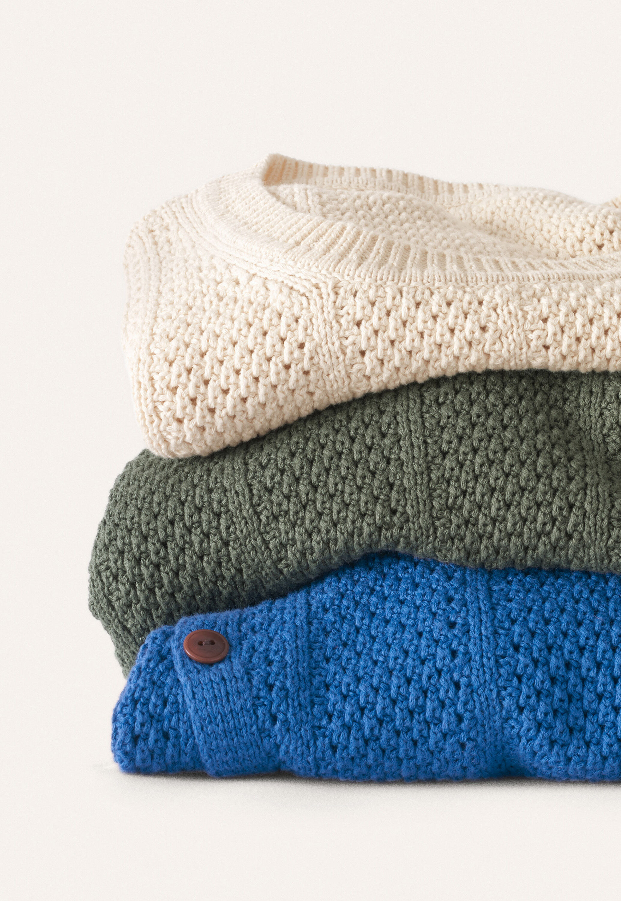 Handgestrickter Cardigan