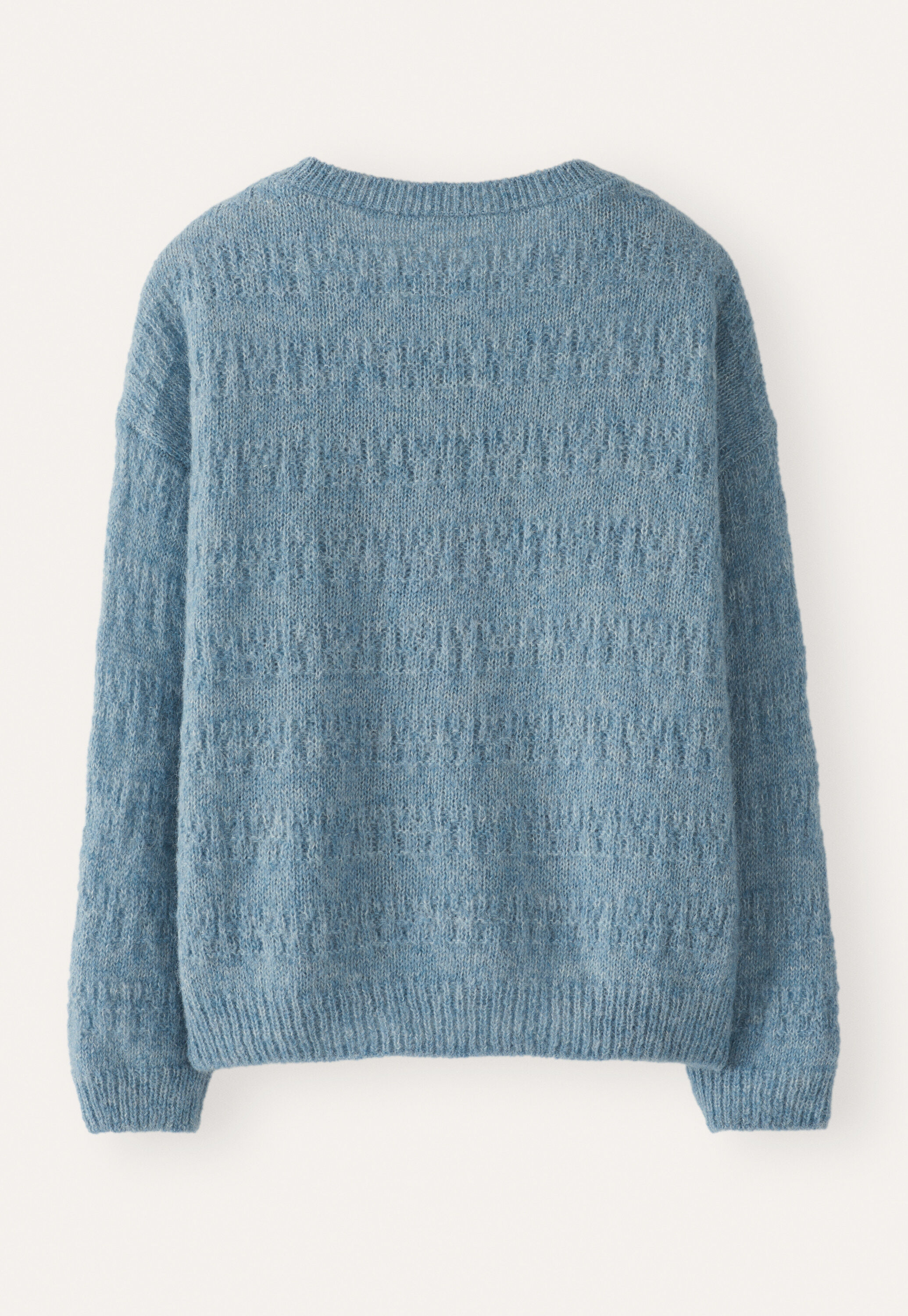 Pullover mit strukturierten Streifen