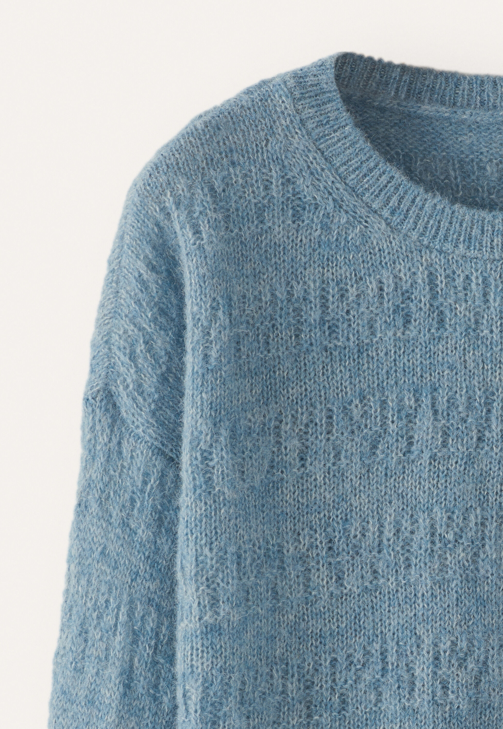 Pullover mit strukturierten Streifen