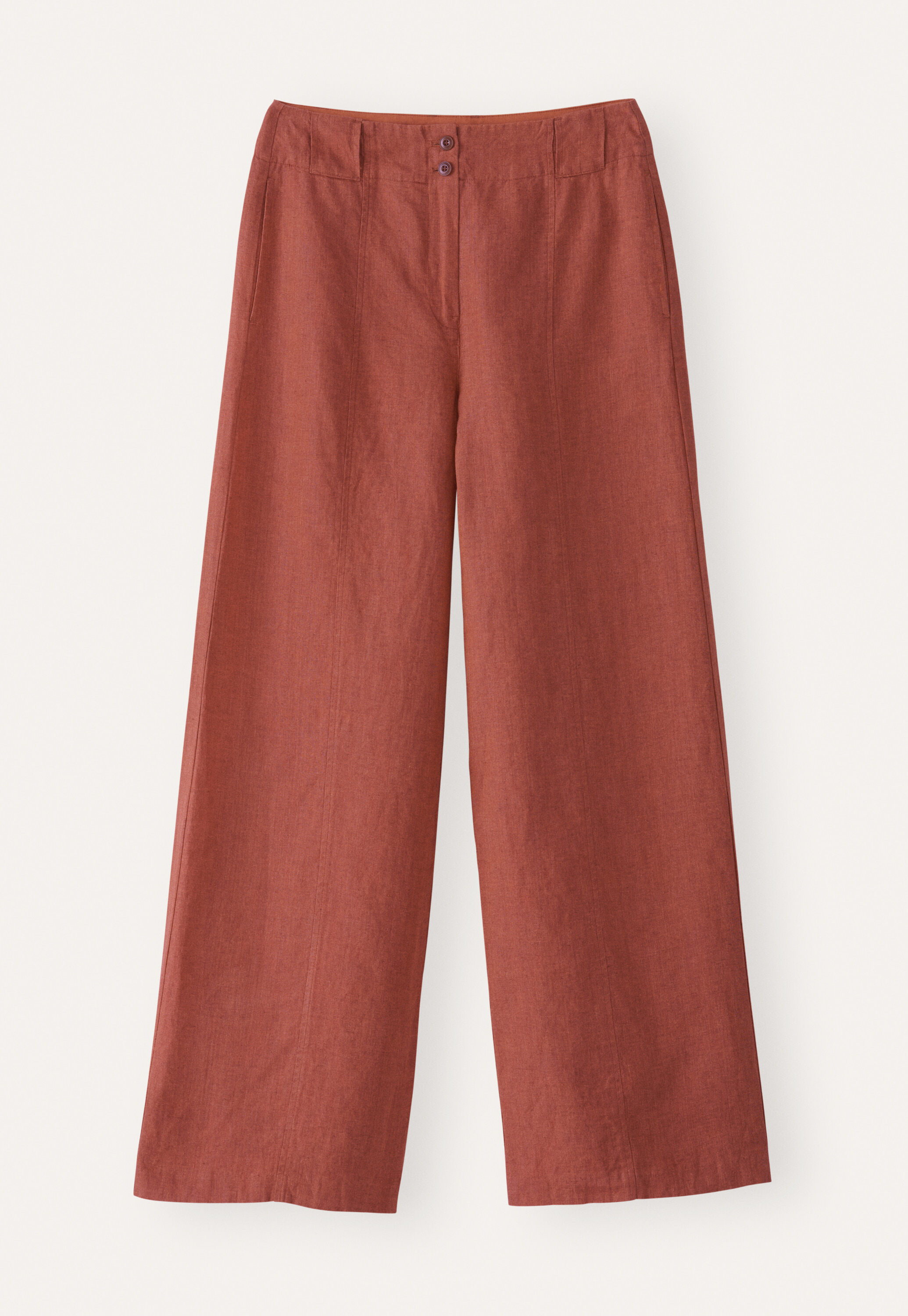 Hose mit Frontn&auml;hten
