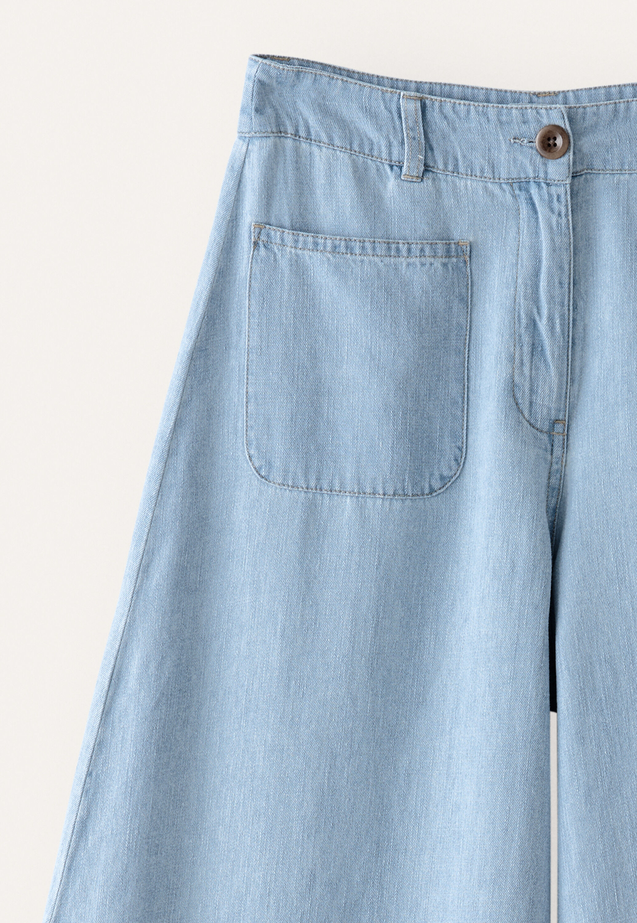 Indigo-gef&auml;rbte Culotte