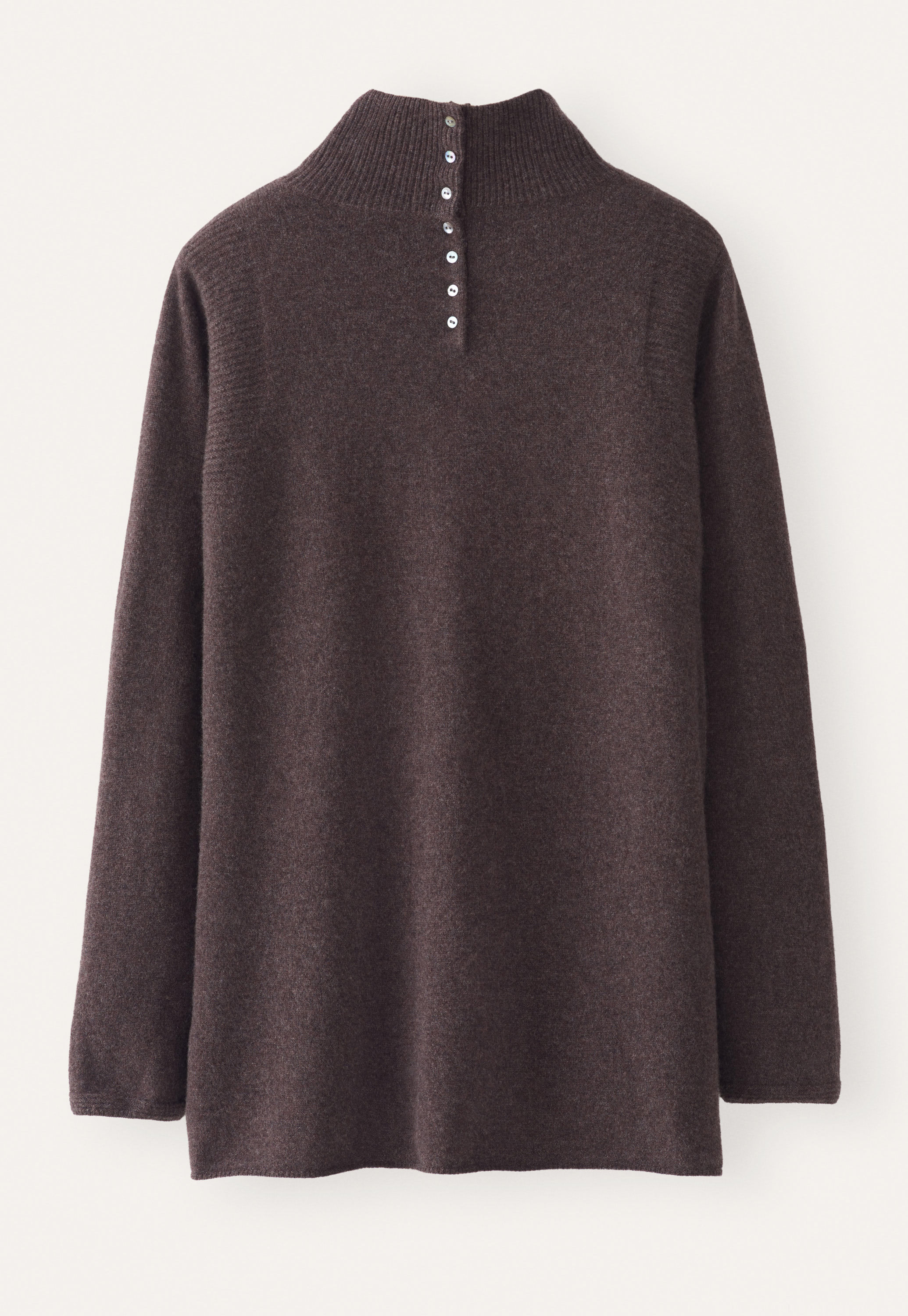 Pullover mit Trichterkragen
