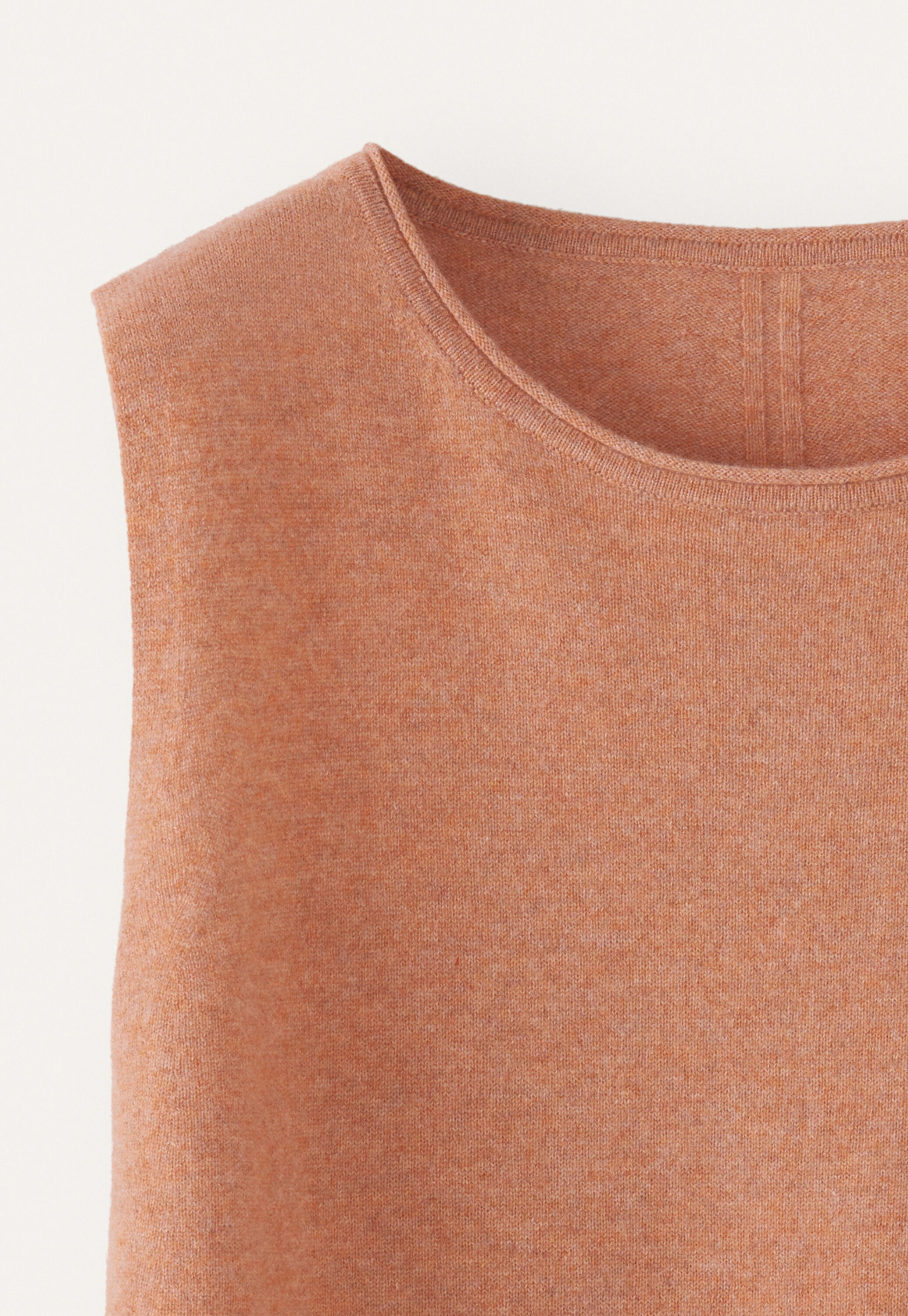 &Auml;rmelloser Strickpullover