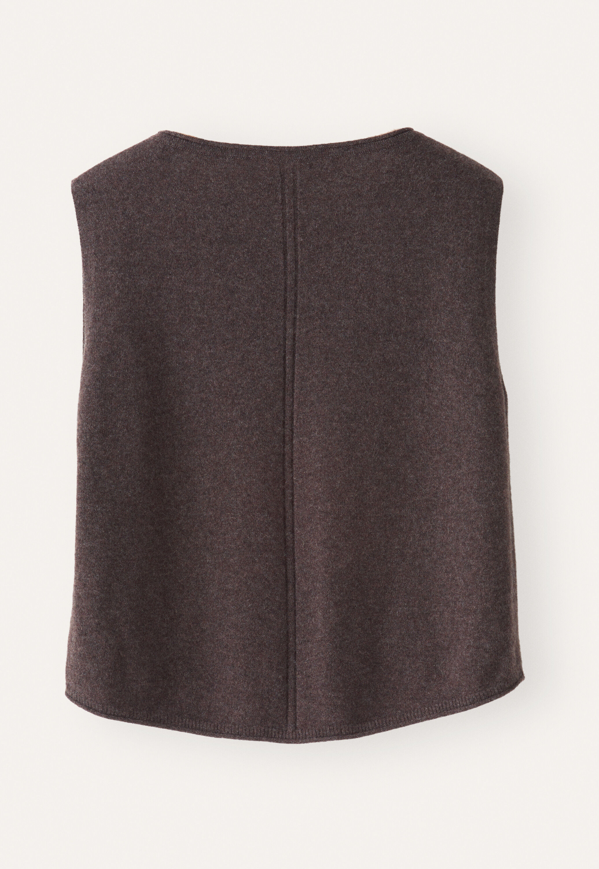 &Auml;rmelloser Strickpullover