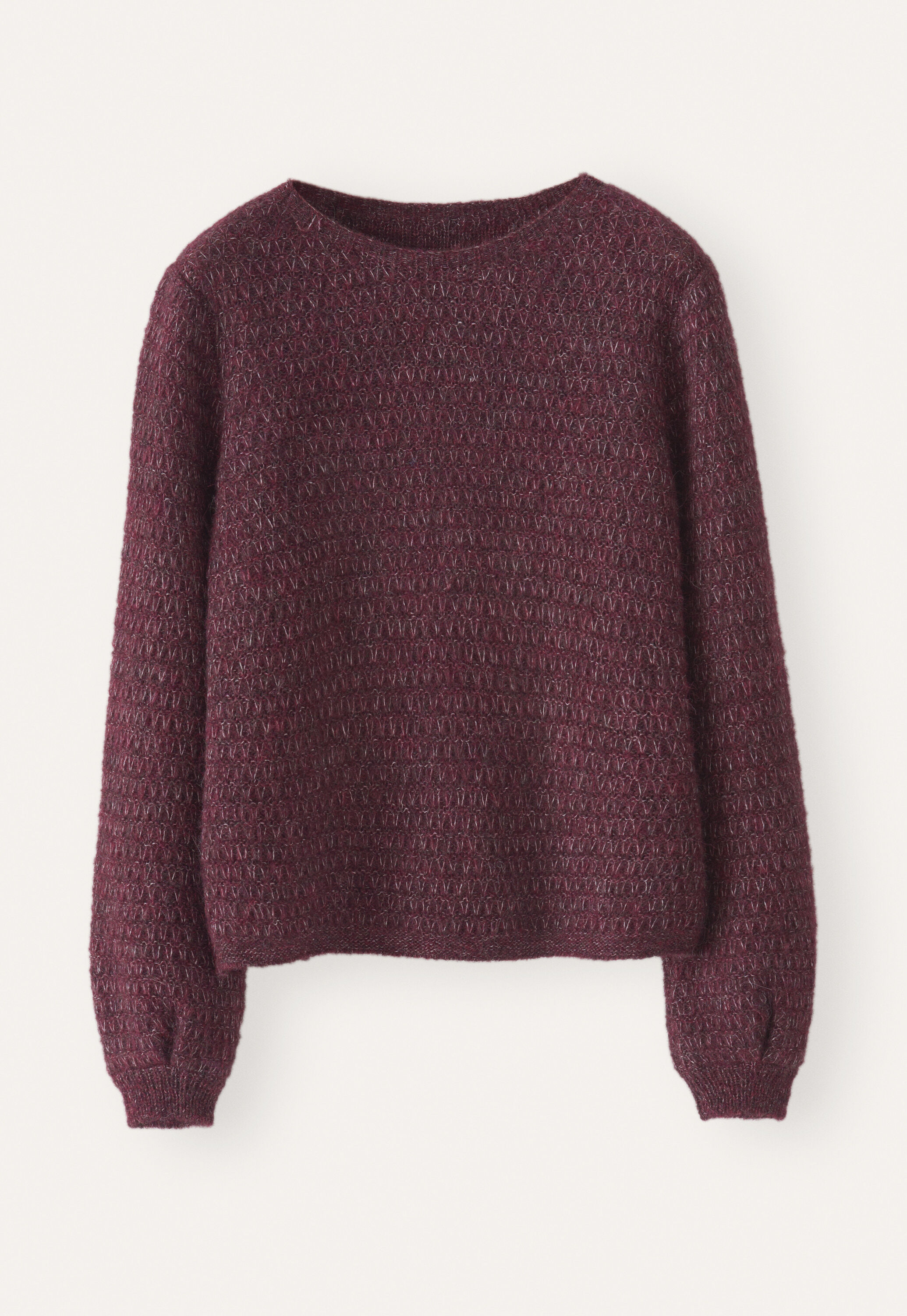 Fangmuster-Pullover