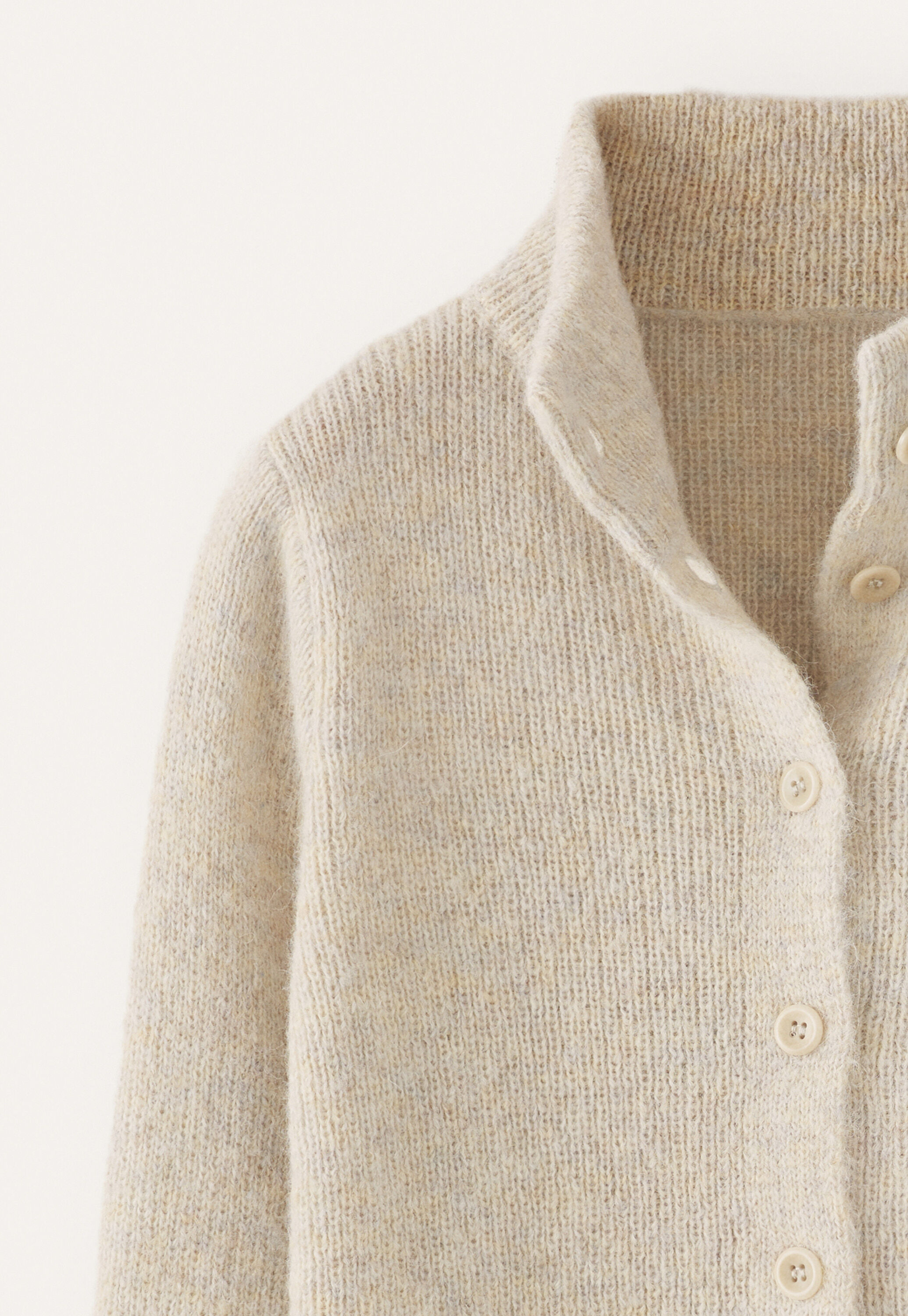 Korbmuster-Pullover, Naturstein, large