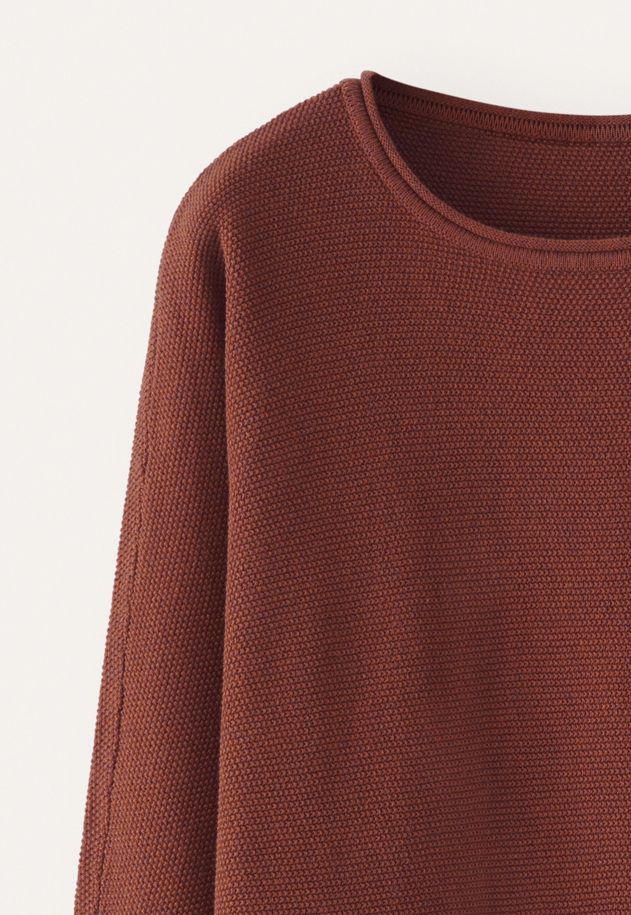 Perlmuster-Dolman-Pullover