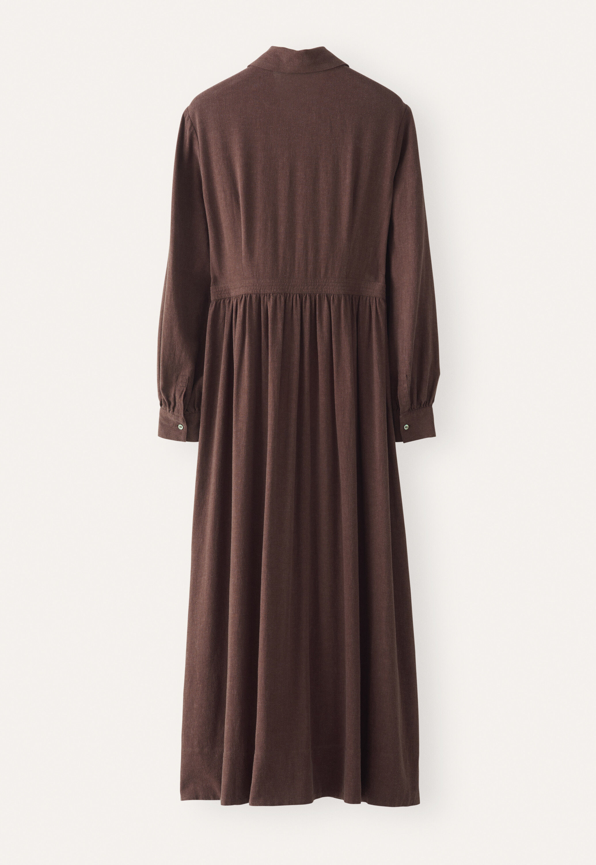 Langes Hemdkleid, Portwein, large