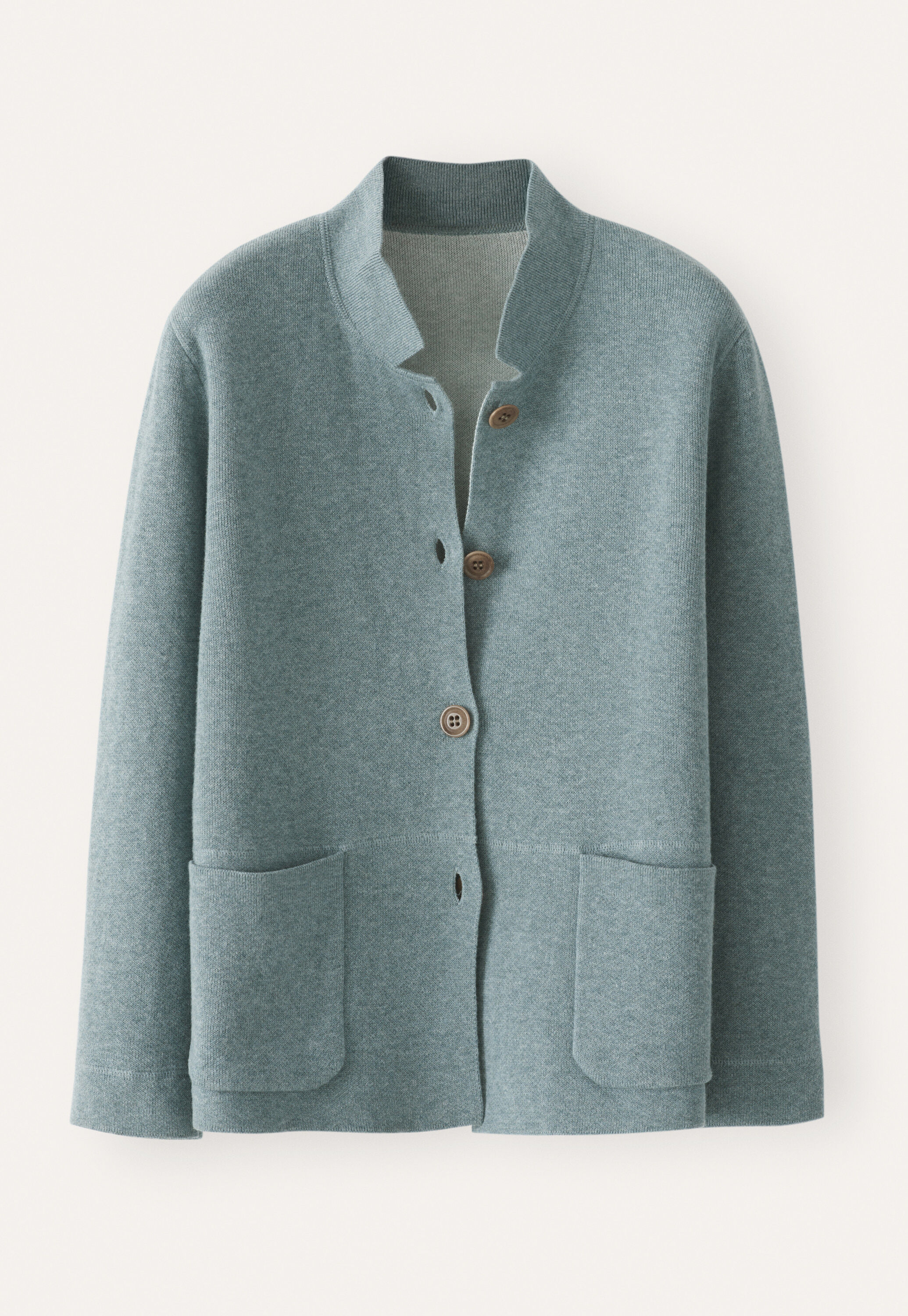Doppelt gestrickte Jacke