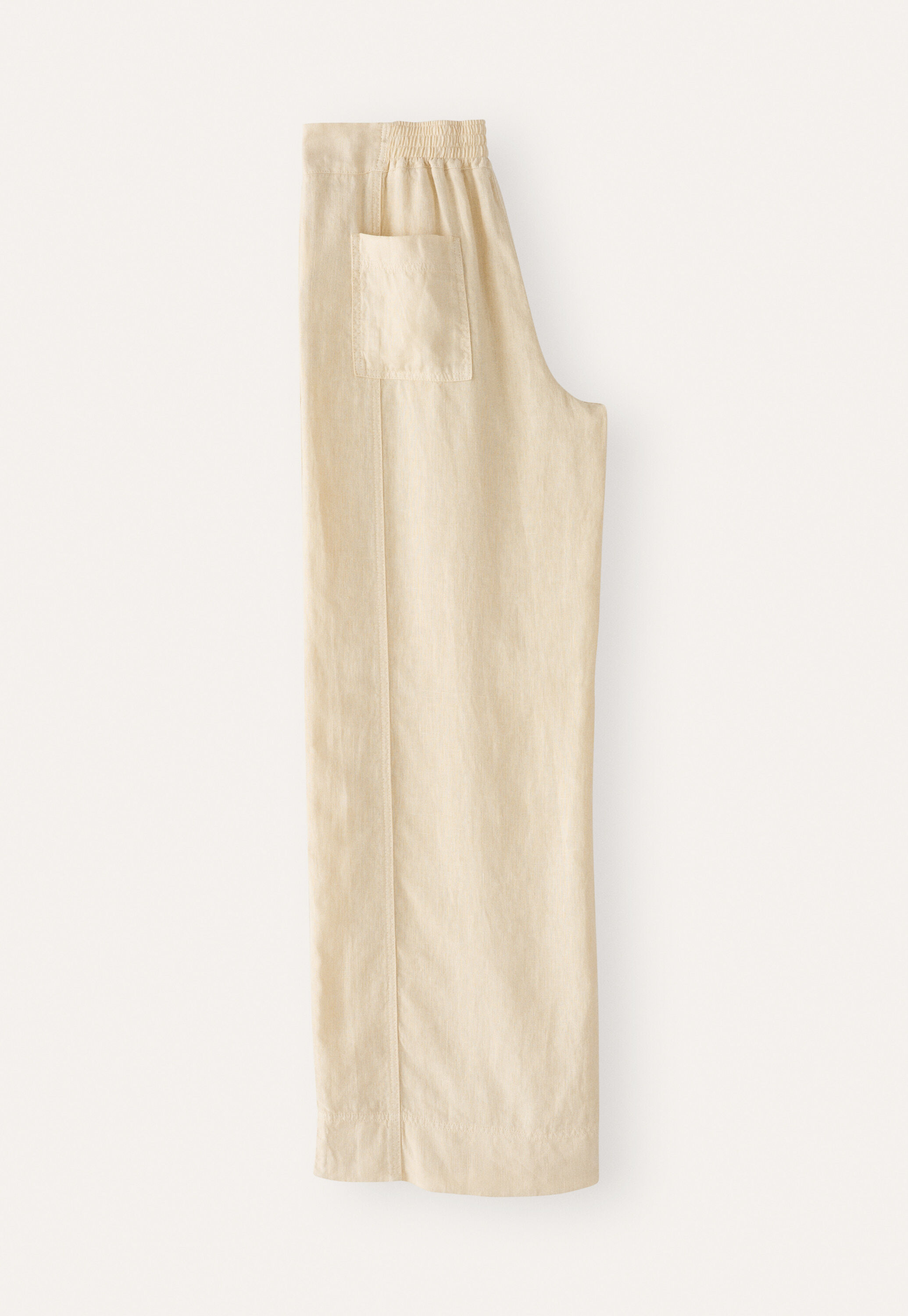 Hose mit weitem Bein, Natur/Creme, large